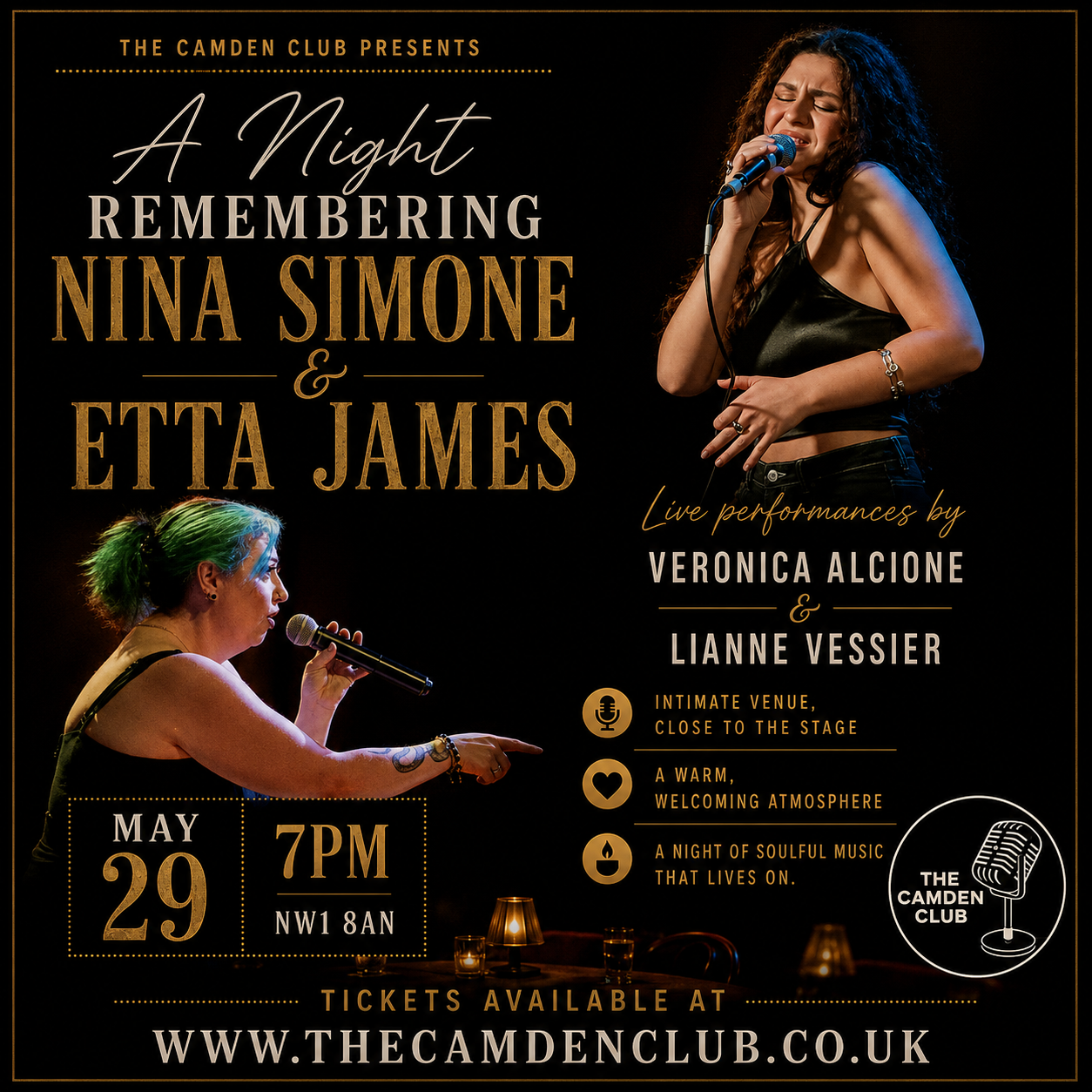 A night remembering Nina Simone and Etta James