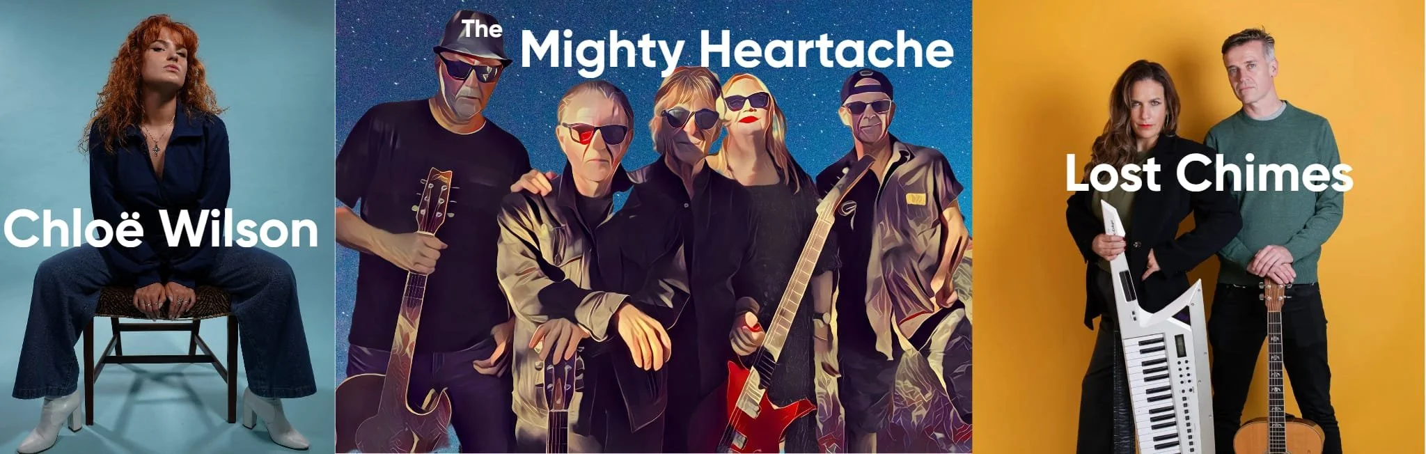The Mighty Heartache + Chloë Wilson + Lost Chimes