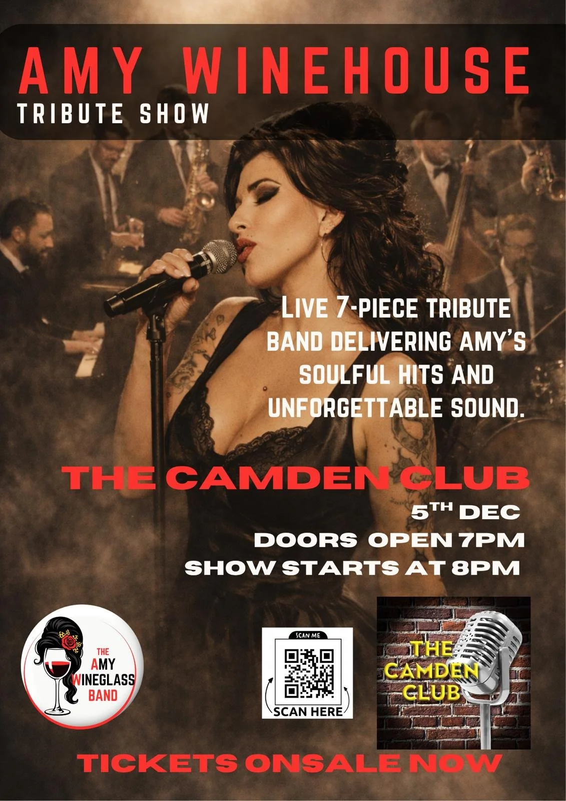 Amy Winehouse Tribute Show – Live at The Camden Club