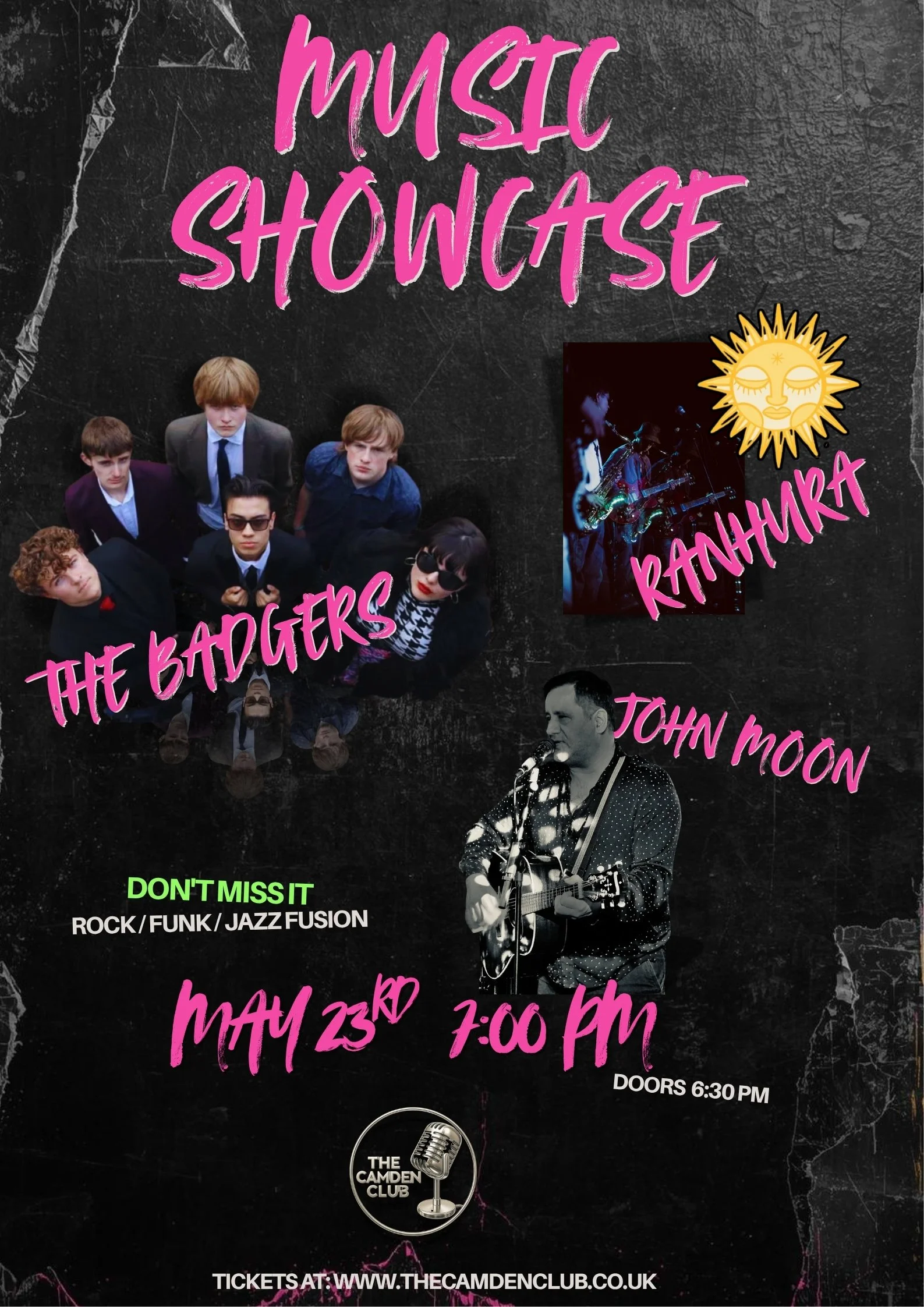 Music Showcase – Live at The Camden Club