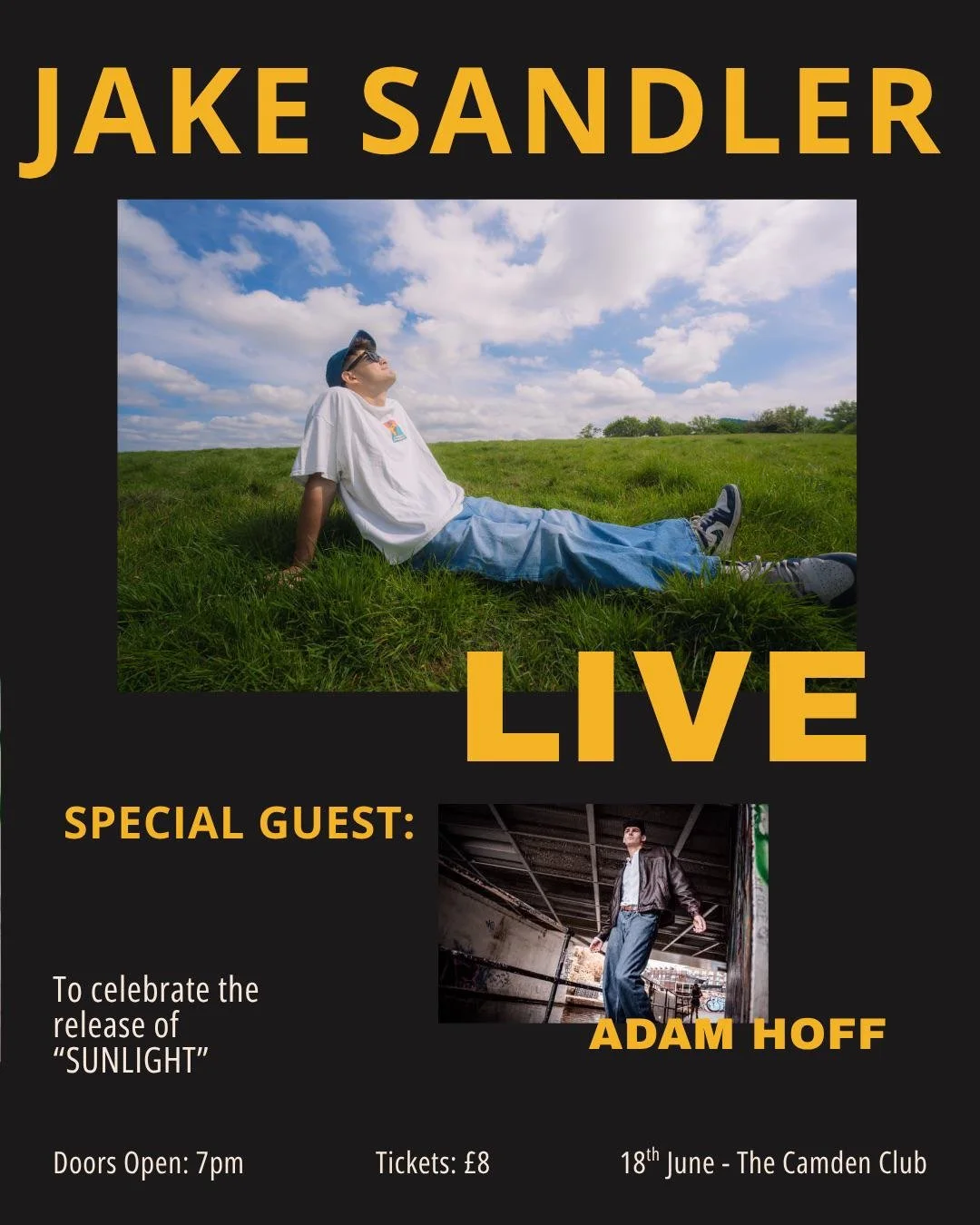 Jake Sandler new single release Sunlight