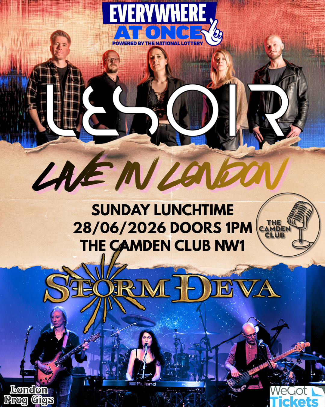 LESOIR and STORM DEVA (full band show)