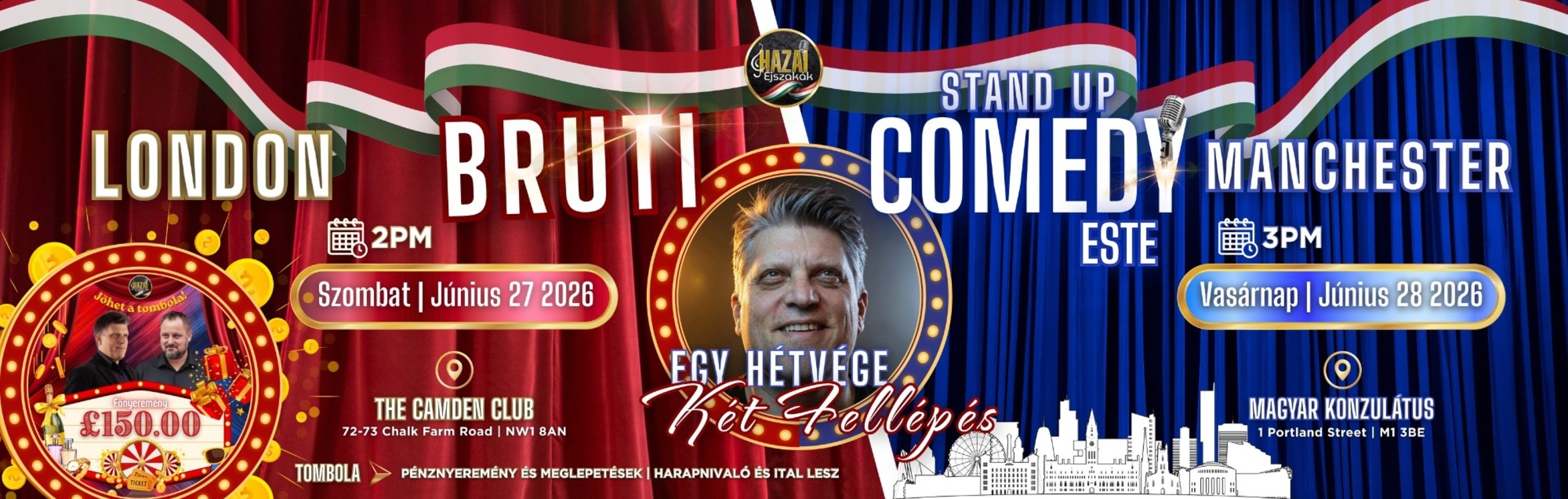 BRUTI LONDON  - STAND UP COMEDY