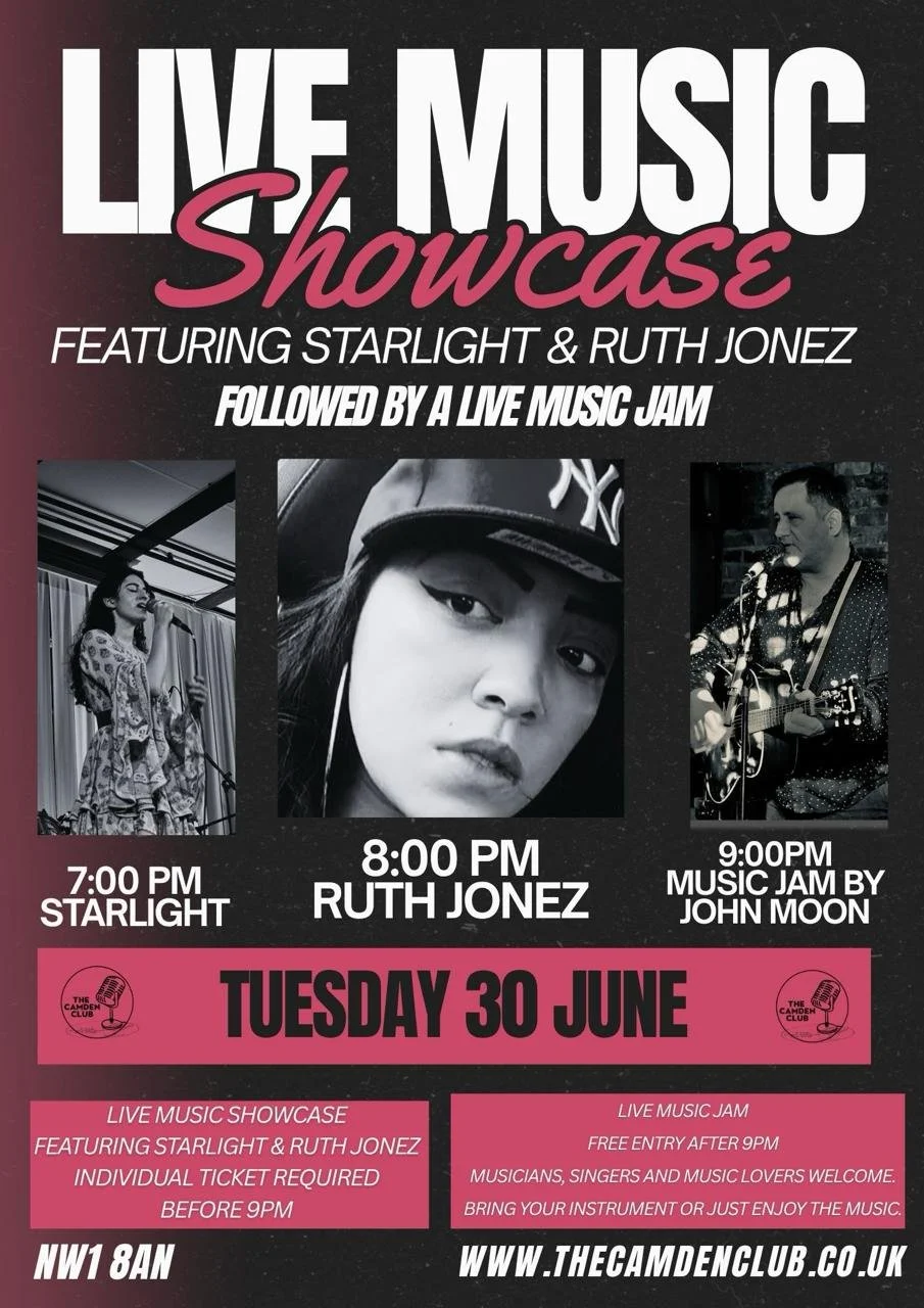 Live Music Showcase featuring Starlight &amp; Ruth Jonez