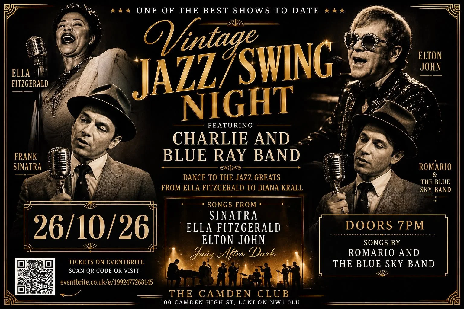 Lorenza – Sinatra, Elton John & More | Live at The Camden Club