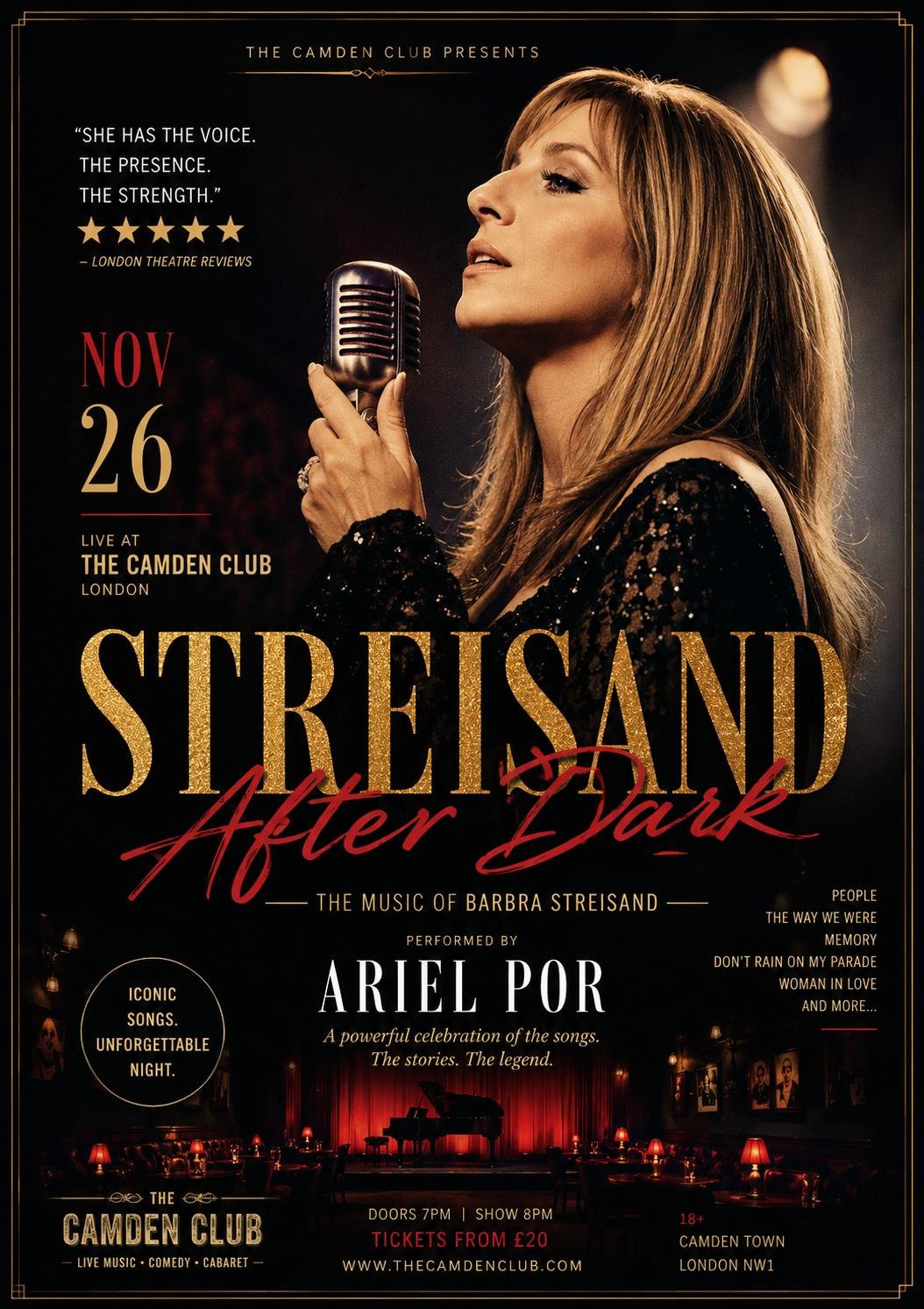 Streisand After Dark – The Music of Barbra Streisand