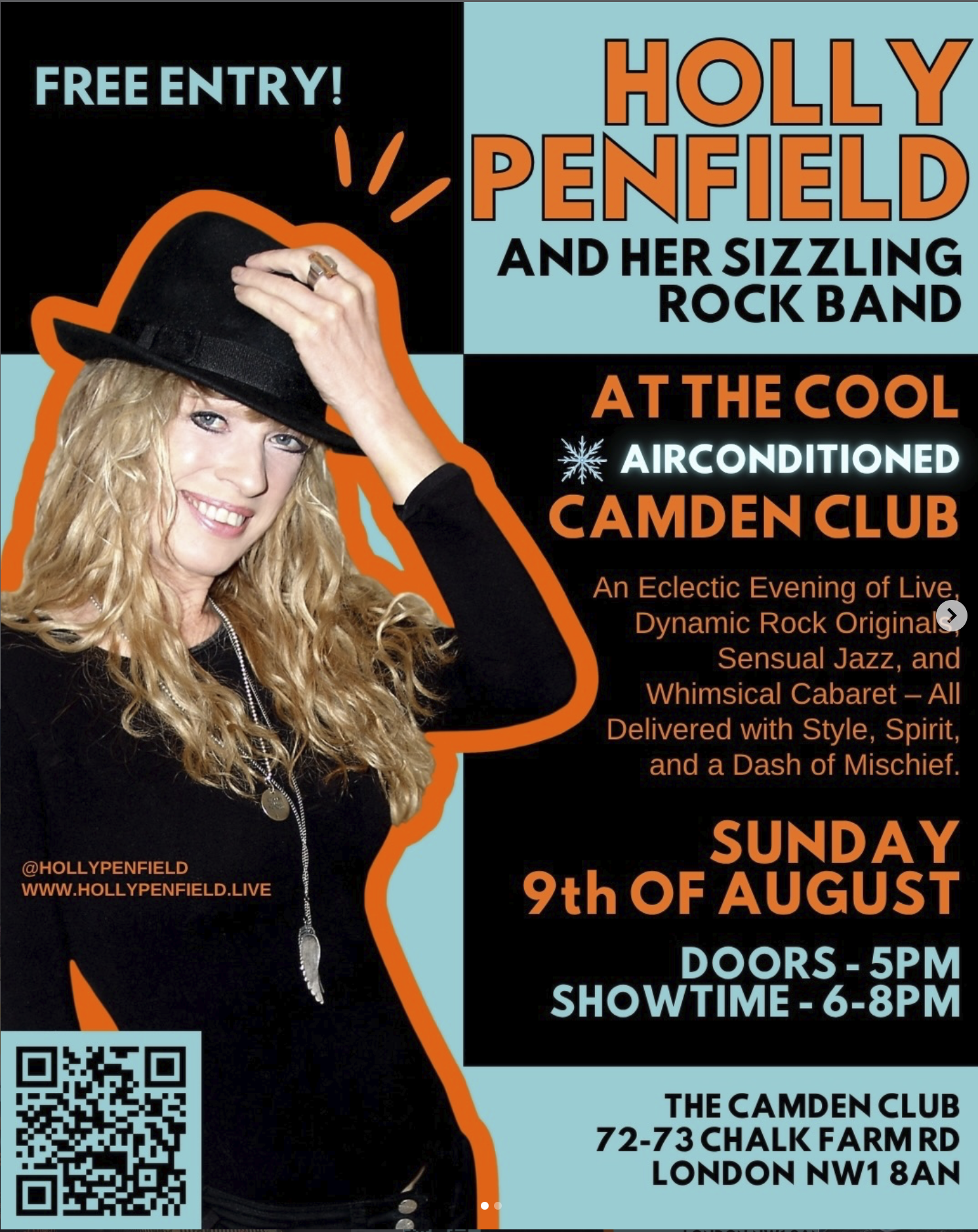 Holly Penfield &amp; Her Rock and Roll Band – Charity Fundraiser Concert