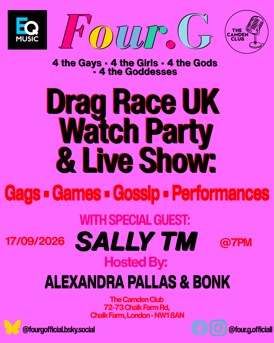 live Drag show &amp; watch party 