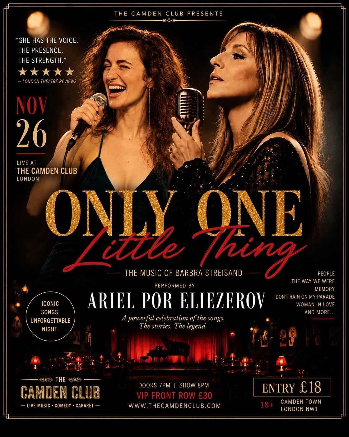 Only One Little Thing – The Music of Barbra Streisand