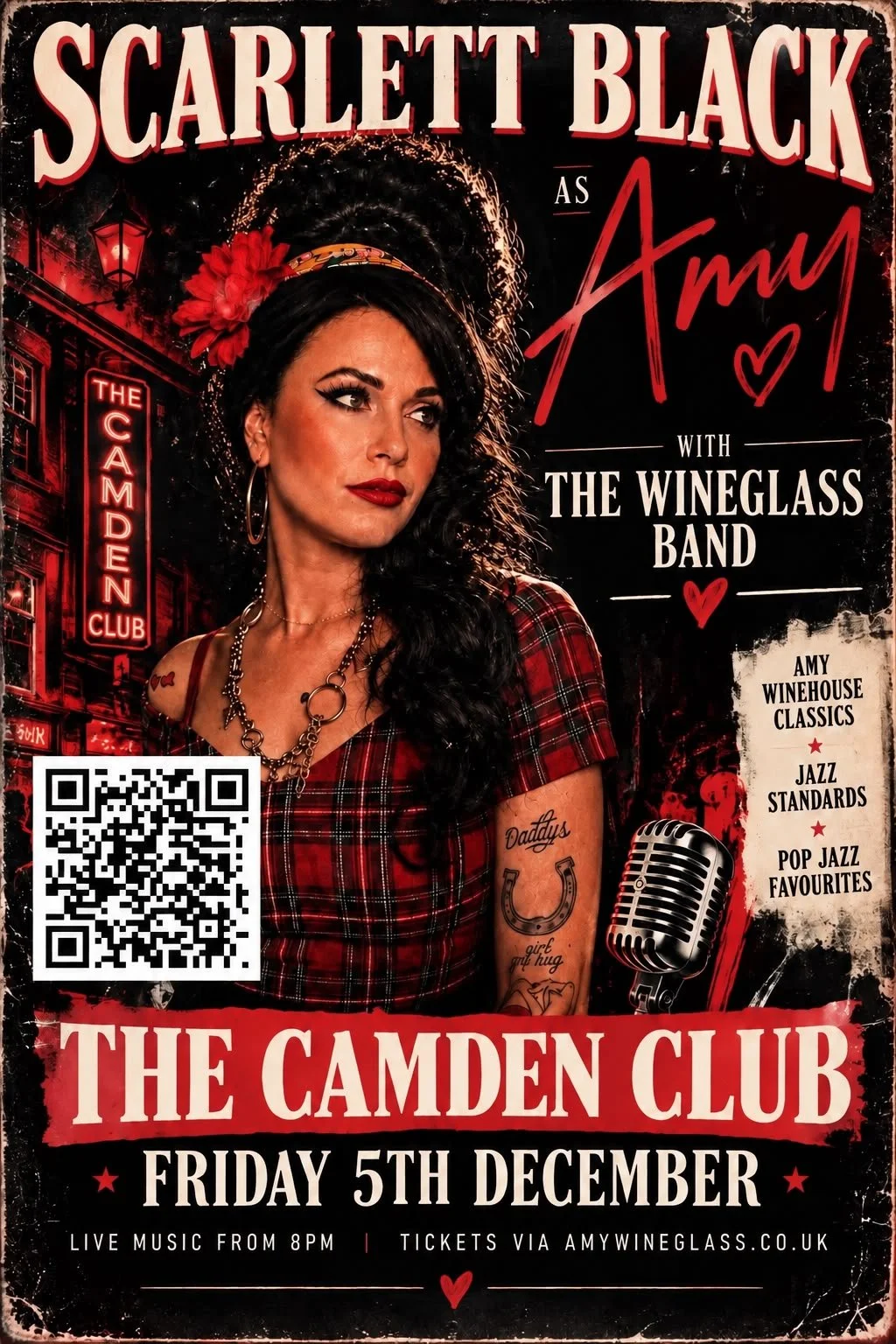 Amy Winehouse Tribute Show – Live at The Camden Club