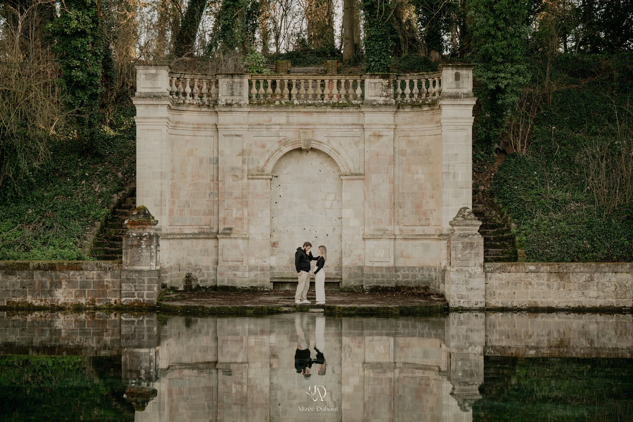 Séance photo grossesse extérieur fontaine Lille