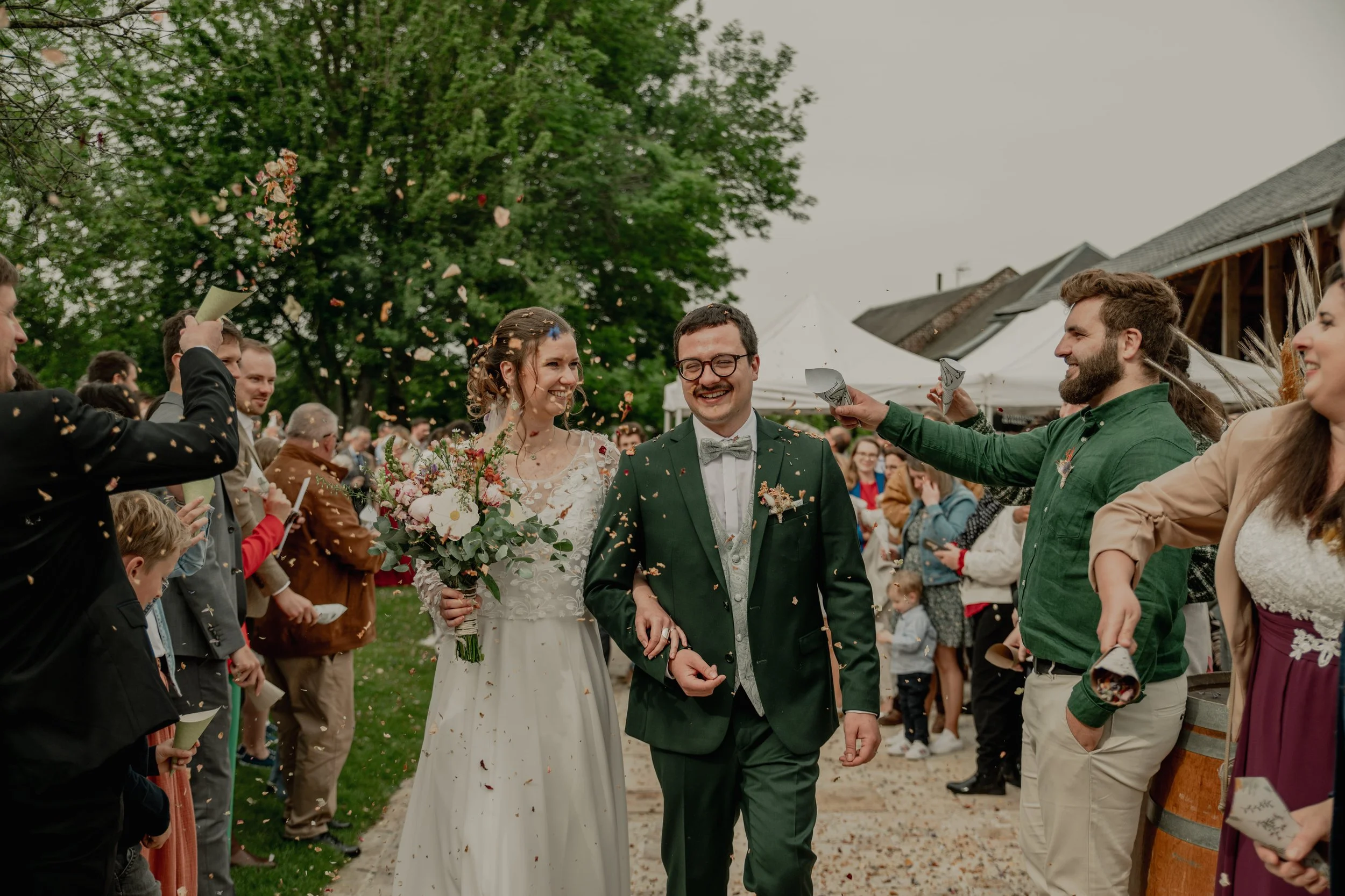 Mariage naturel au Manoir de Caulières