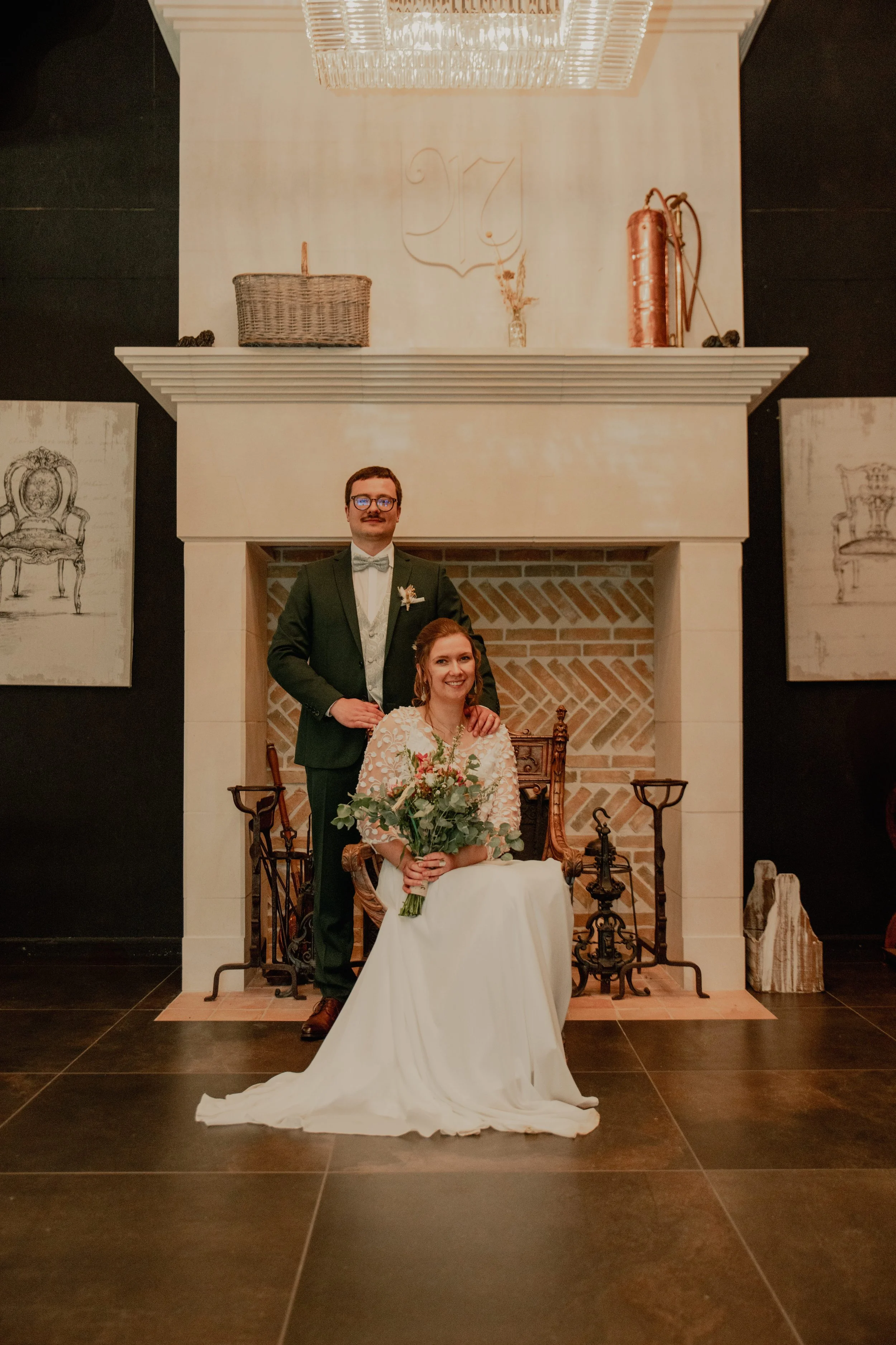 Photographe mariage Manoir de Caulières