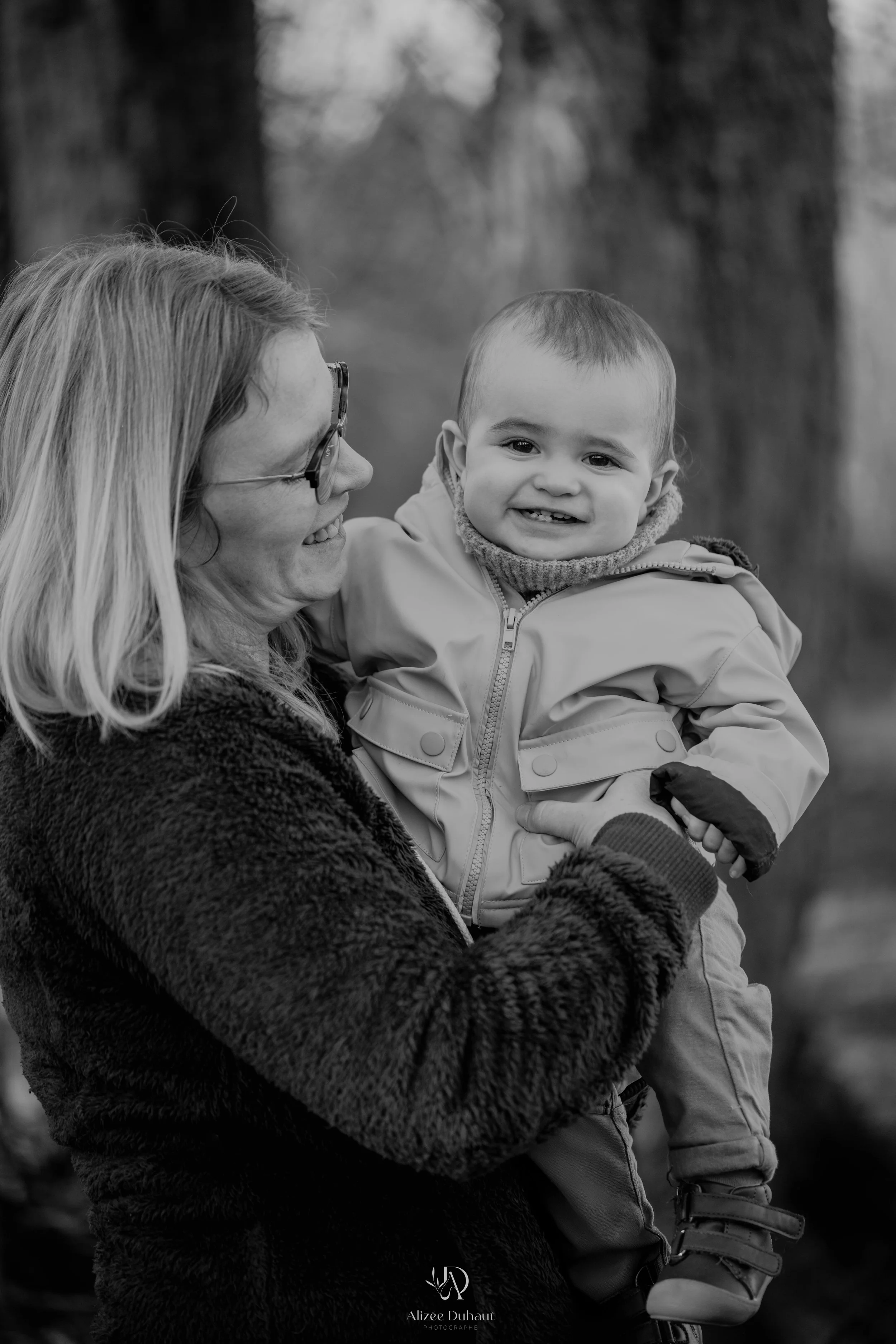 maman et enfant séance photo Lens