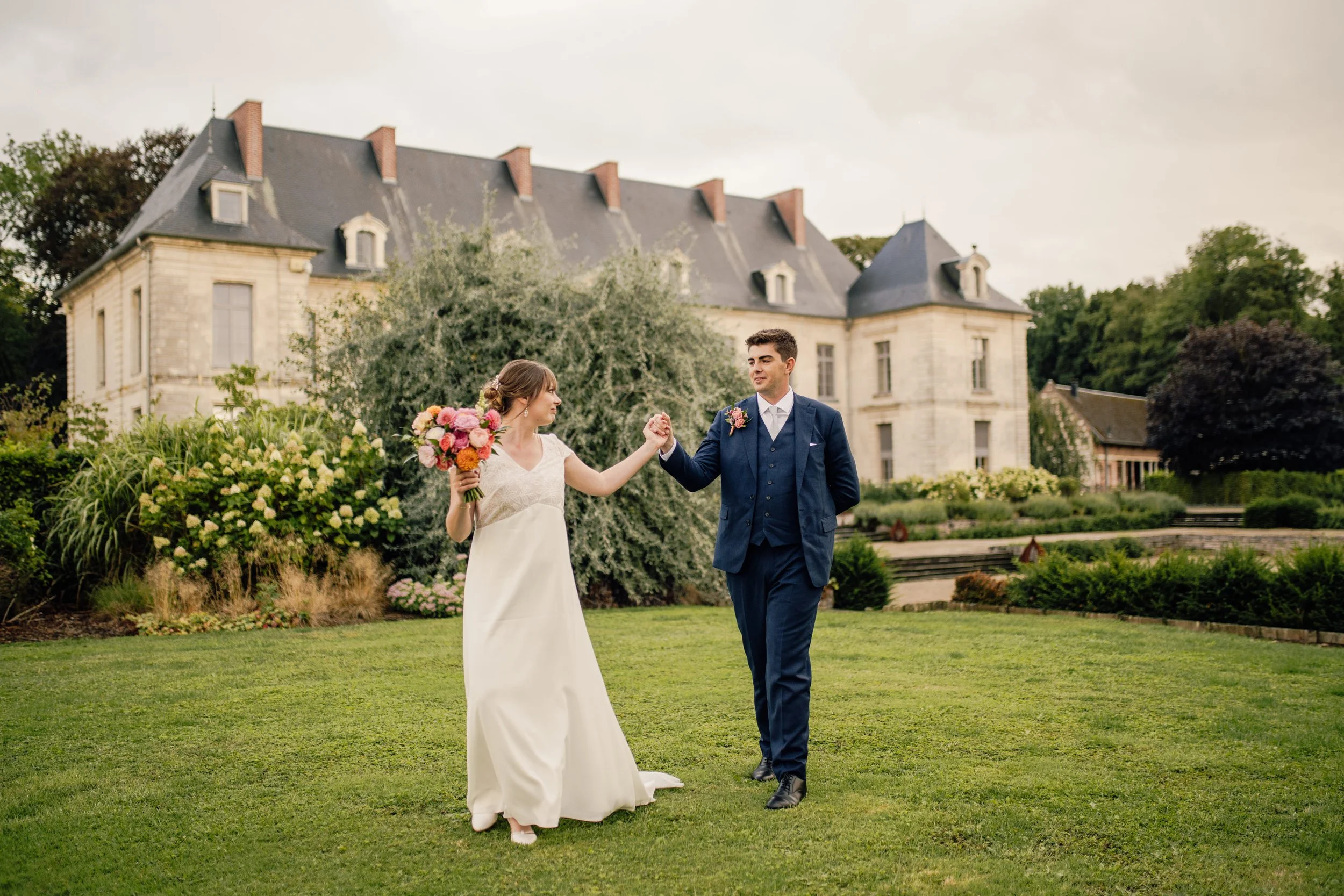 Mariage coloré Château de Couturelle