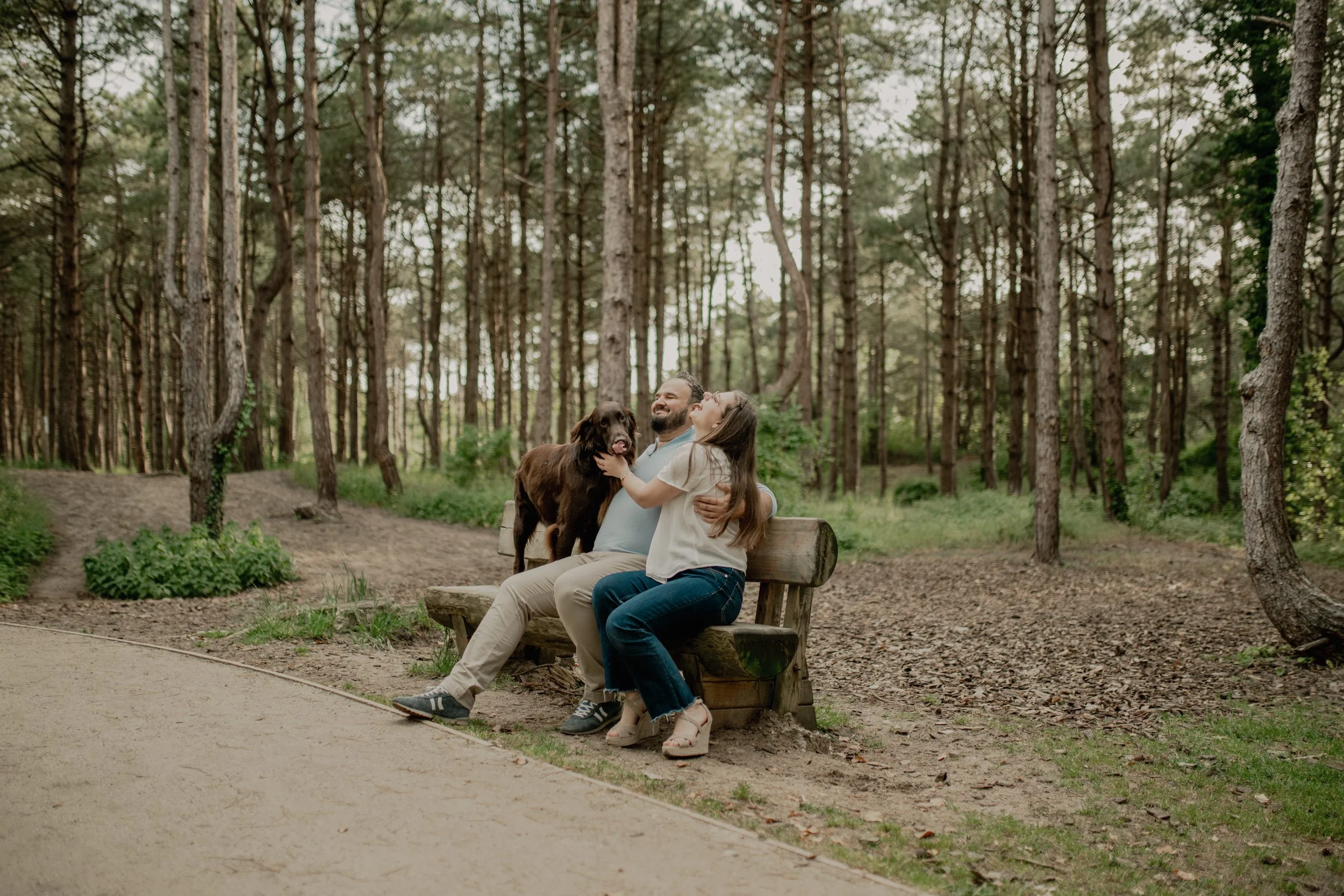 Séance engagement chien Touquet Paris Plage