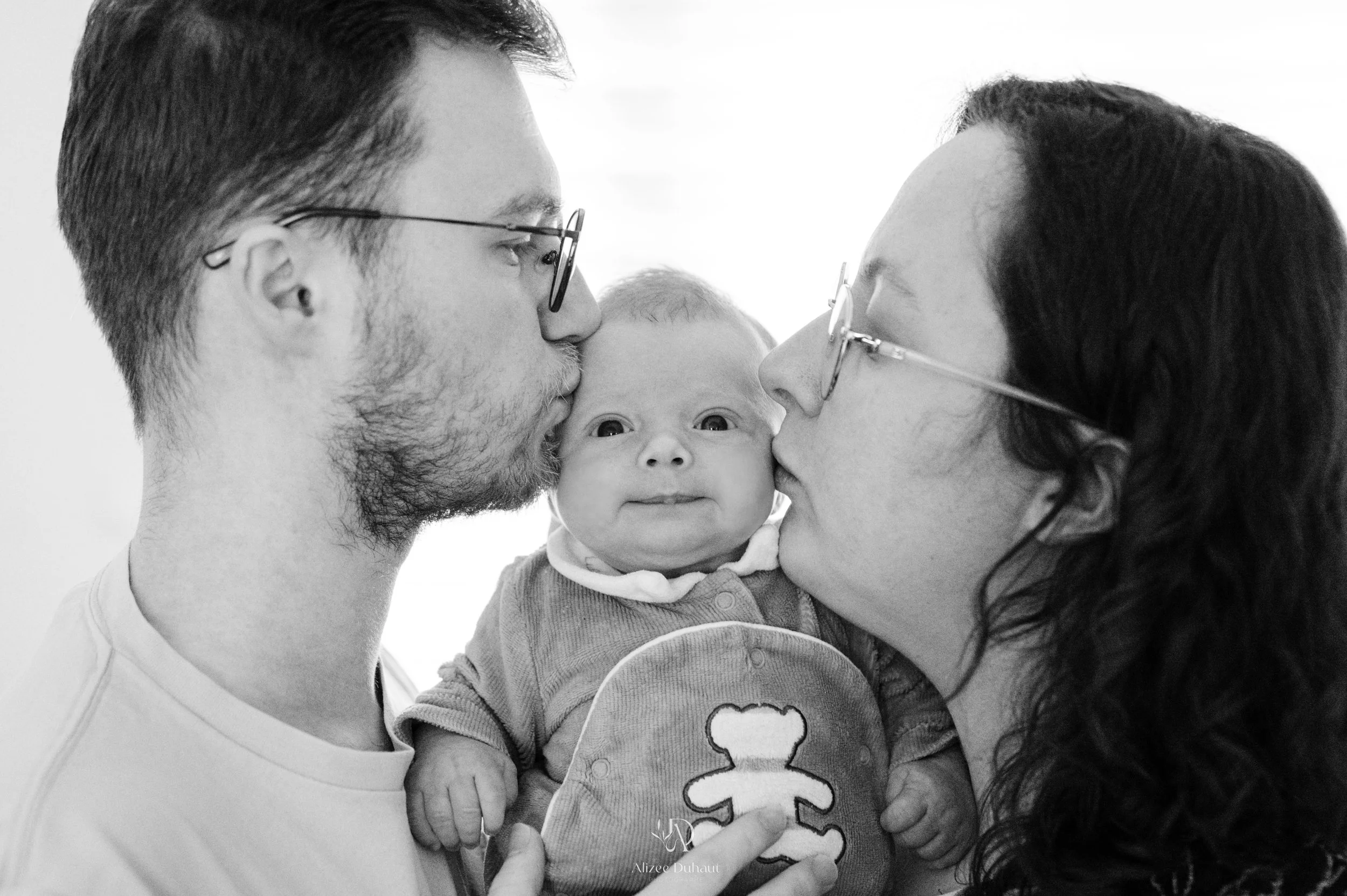 Séance photo bébé maman et papa