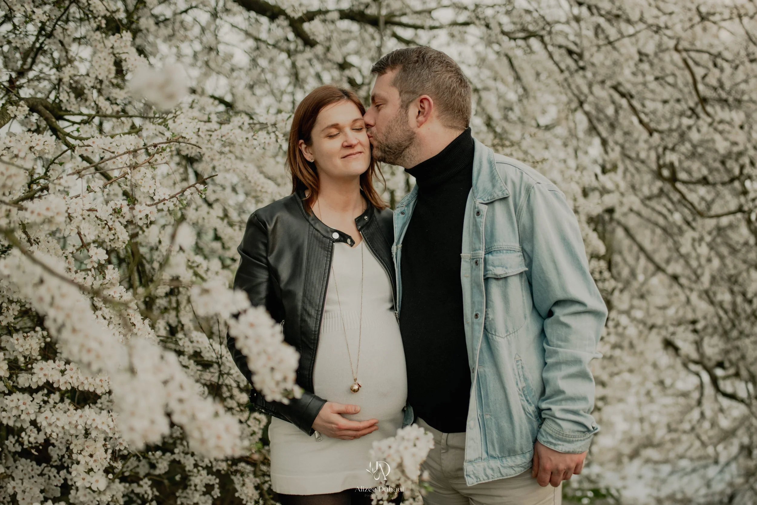 Séance photo grossesse extérieure authentique Arras