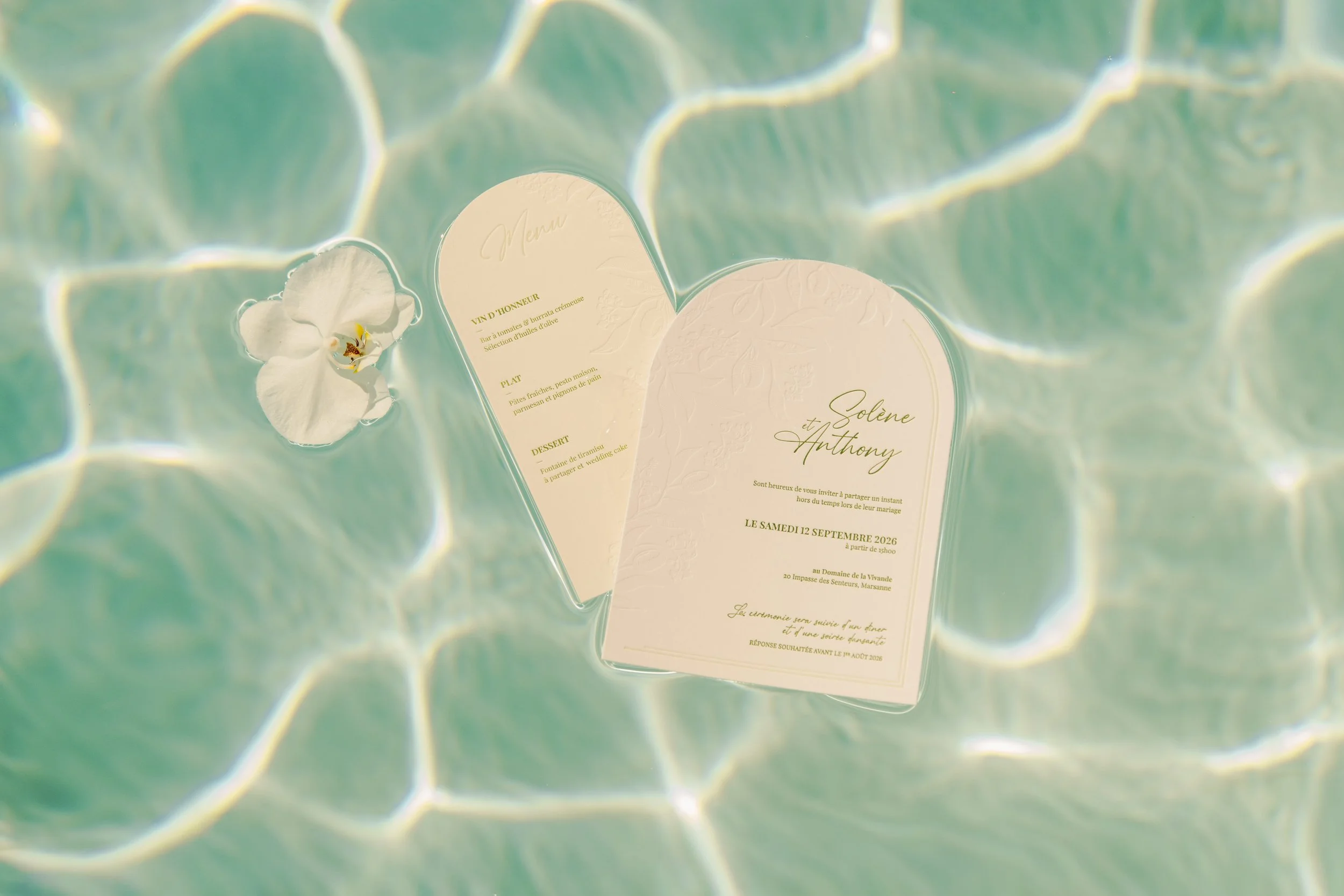 Faire part dans l'eau, Provence