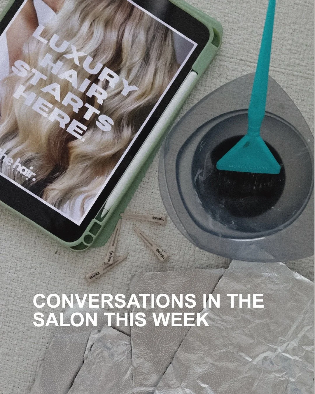 🗣️🗣️🗣️
-
chats this week ⚡️
-
let&rsquo;s collectively wash our hair more 
grab a shower filter 
ask about adding more hair to your next appointment 
movement + layers 🫶🏼