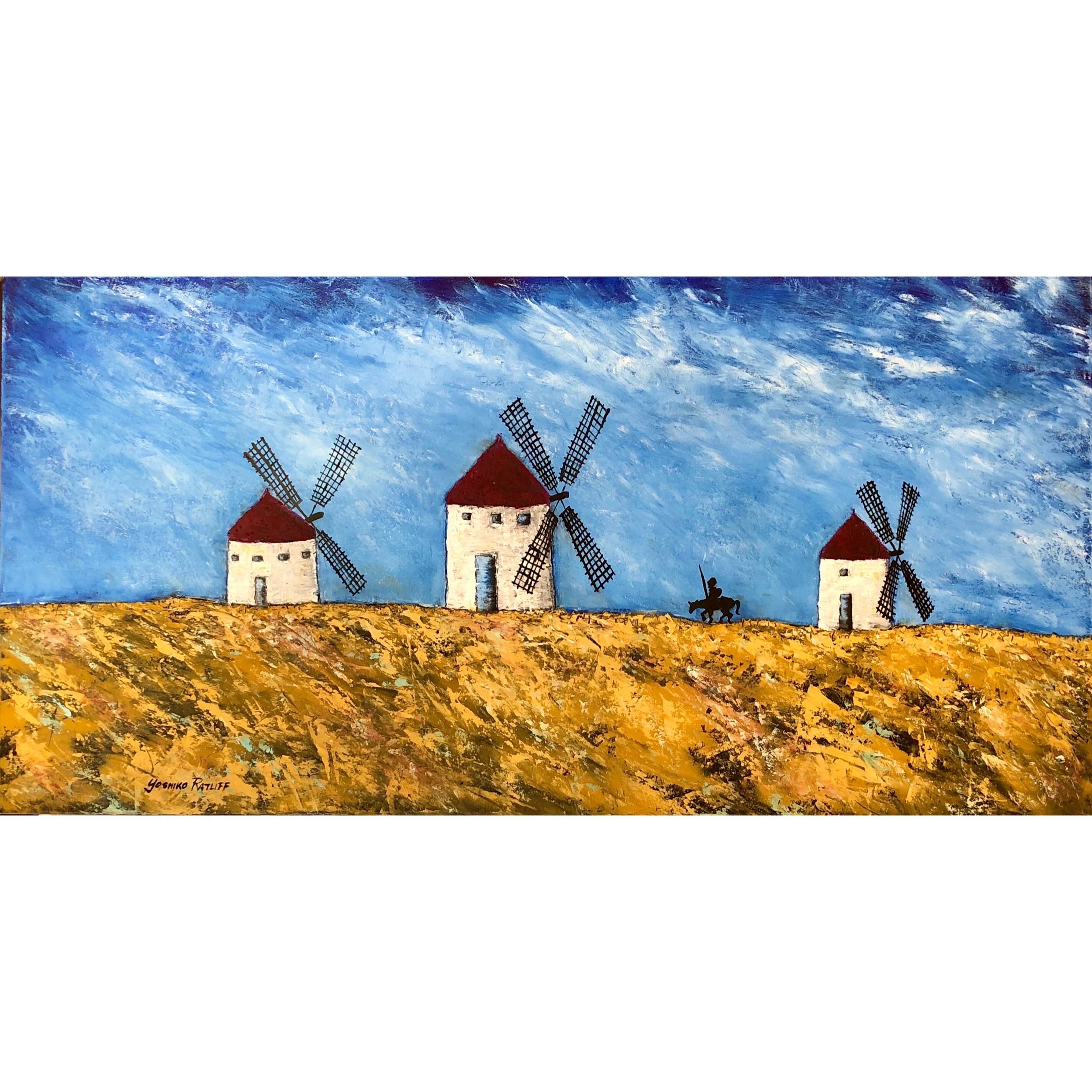 La Mancha Series, "Windy Day with Don Quixote"