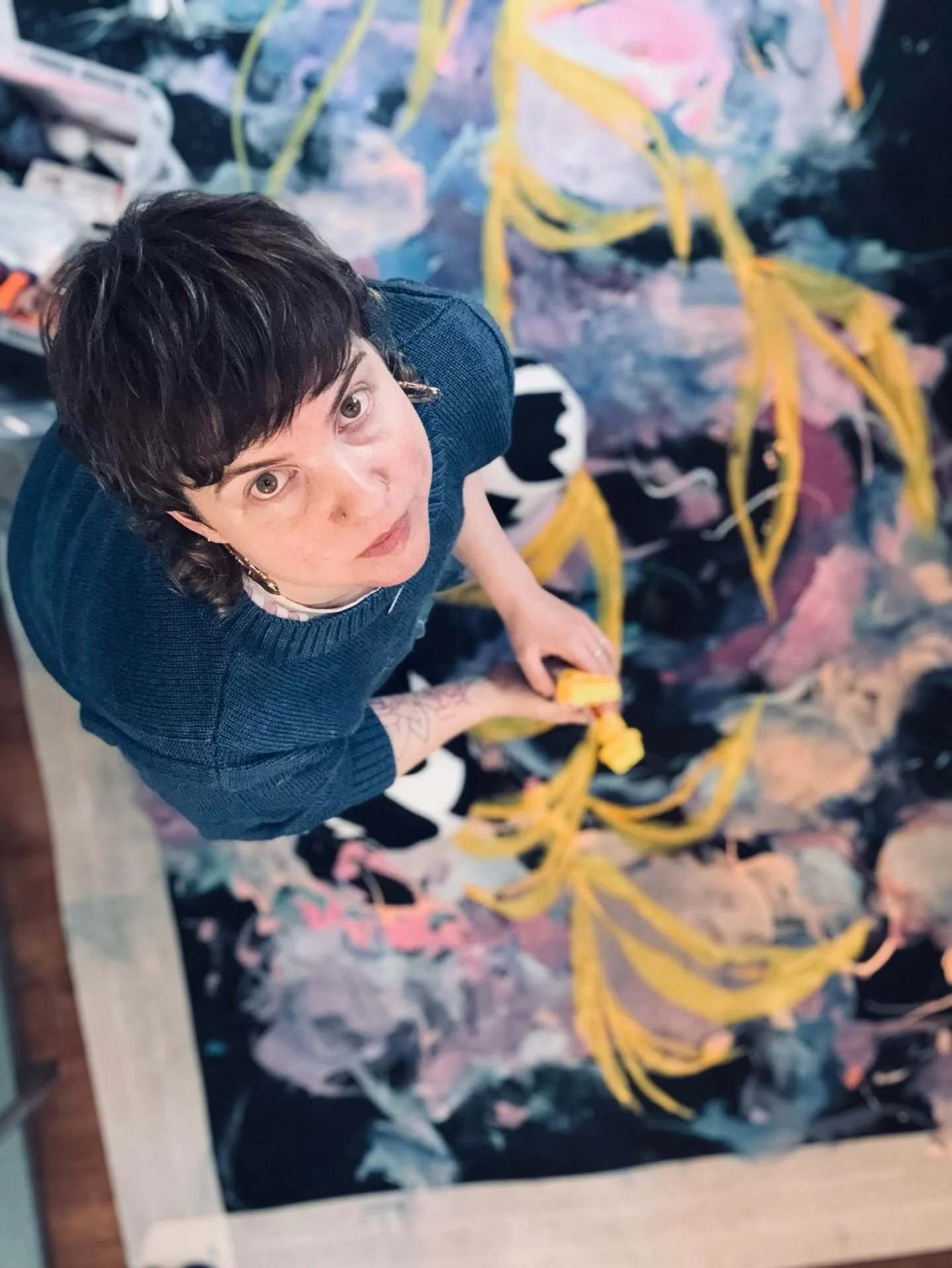 Holding a lot but feel like the work holds me.
Didn&rsquo;t manage to do a Black Friday sale cos I was juggling kids/ illness/ solo parenting/ neurodivergence/ divorce/ working out/ going Aldi etc etc etc. 
I&rsquo;ll do a January sale instead xx

#a