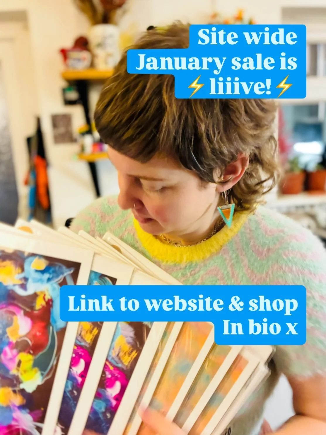 Hello hellooo.
Guess what pals. January sale is liiiive 🫶🏻
Massive reductions on all products on my website so if you&rsquo;ve been keeping an eye on something for a while now&rsquo;s your moment☺️

Payment plans available for larger pieces- messag