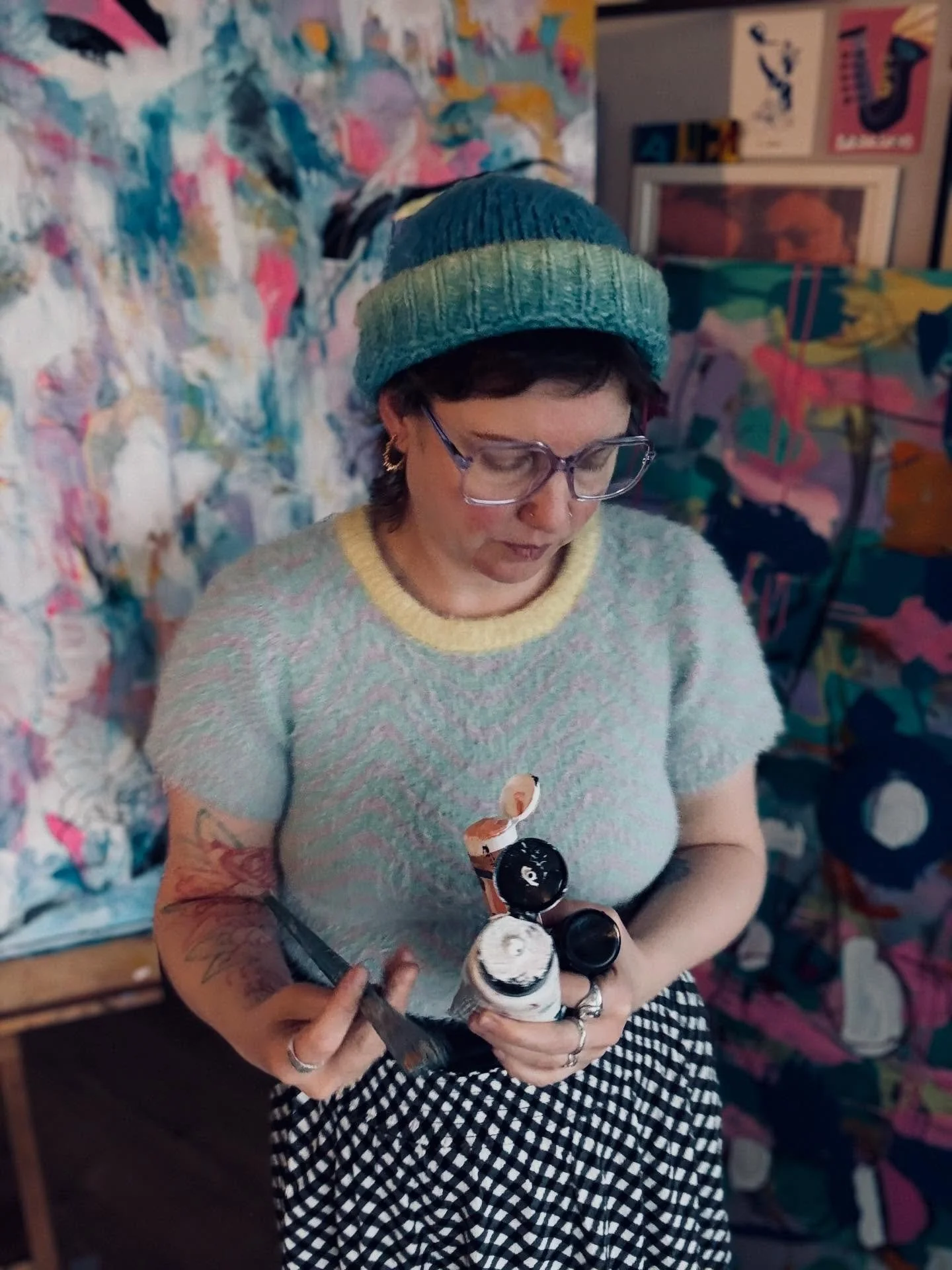 Been a verrrrry busy time over here. 
As well as being an artist I&rsquo;m a mum to two kiddos who are both navigating puberty and neurodivergence and figuring out what it means to grow up in this moment in time. 
A lot going on behind the scenes.
Ap