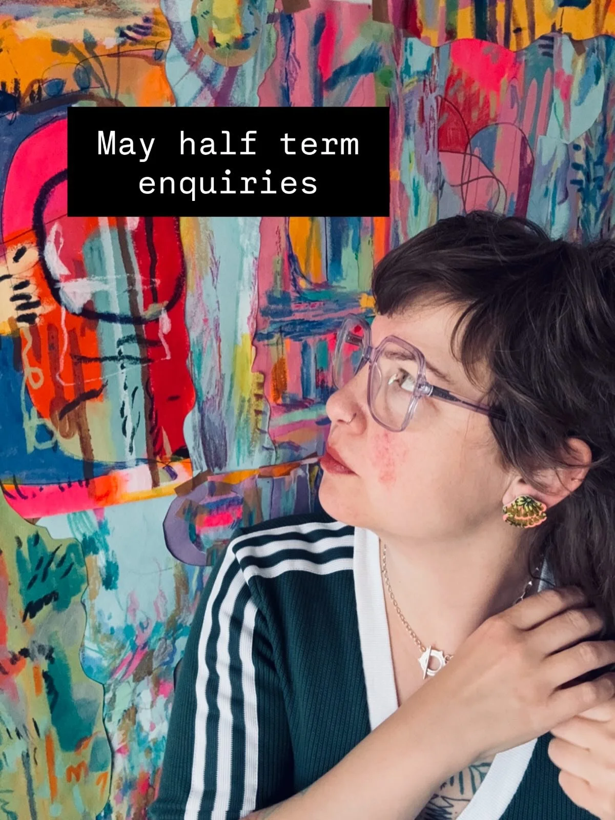 Orite loves. Been a little min. Had some enquiries come in about may half term workshops/ facilitation. 
I&rsquo;m not planning any sessions this hols, but so nice to  hear from you guysies and to know there&rsquo;s interest 💗
Best place to find out