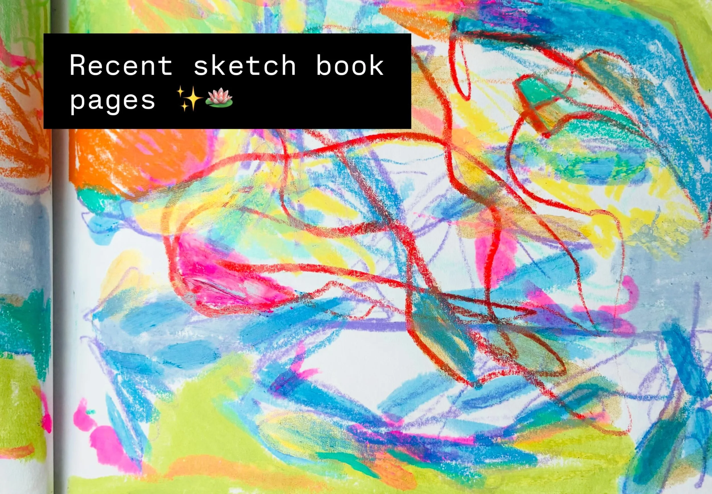 My sketchbooks are places for processing, trying, curiosity, failure, success, experimentation, daring, courage, self soothing, study, play, sparks of new possibilities, comfort, working stuff out, stimming, safety. 
I&rsquo;m sharing because these p