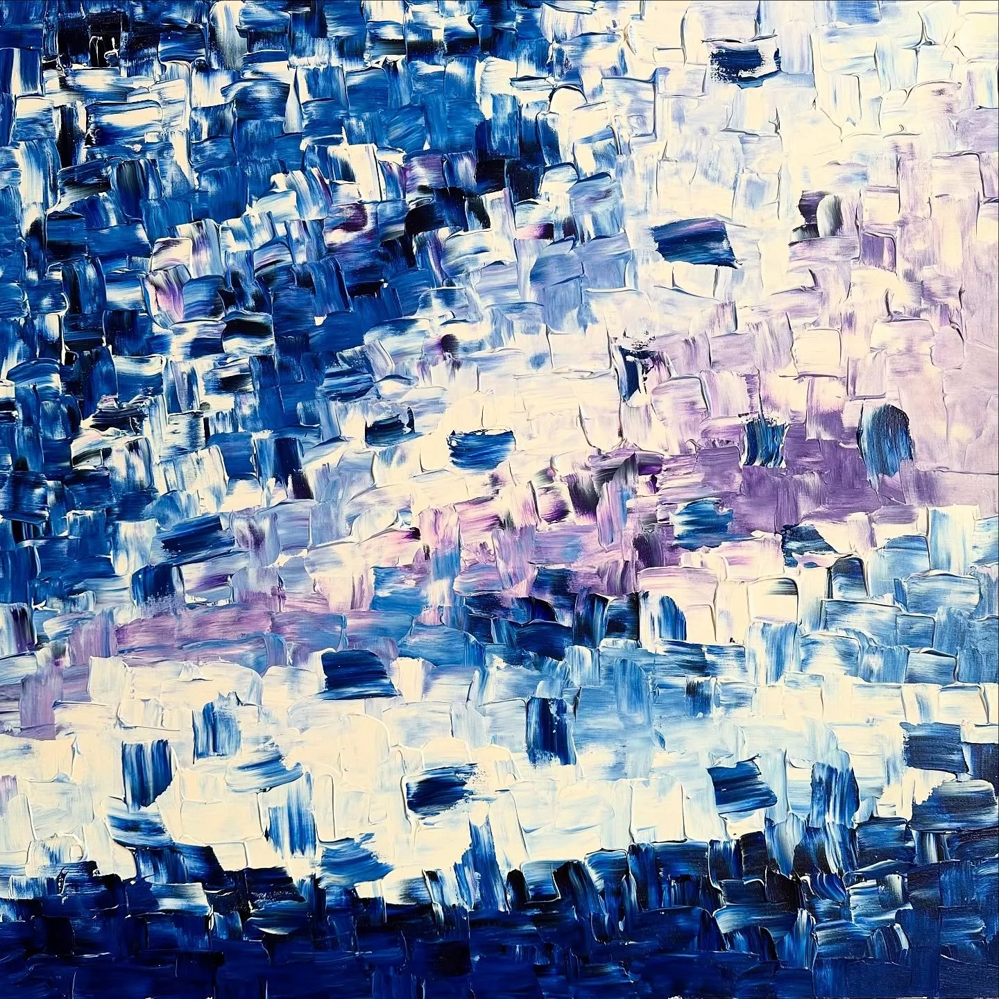 Some buttery paintings. Back in the saddle and it feels good.

Sky and See (36x36&rdquo; Acrylic on Canvas) and Cloudy Sundae (36x36&rdquo; Acrylic on Canvas) #abstractpainting #abstractartartist #acryliconcanvas #painting