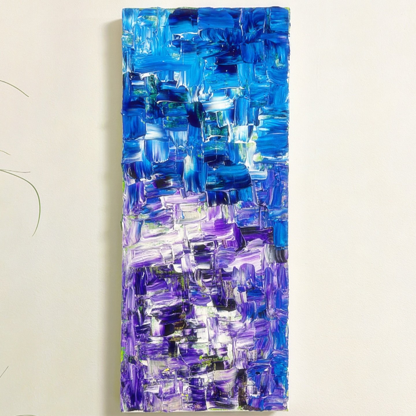 "Ultra Violet" (10x24") Acrylic on Canvas. 2025.
 
This piece is off to its new home soon, part of a private collection. Fingers crossed it&rsquo;s found its forever home.
 
#abstractpainting #abstractexpressionist #painting