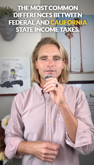 Key Differences Between Federal and California State Income Taxes