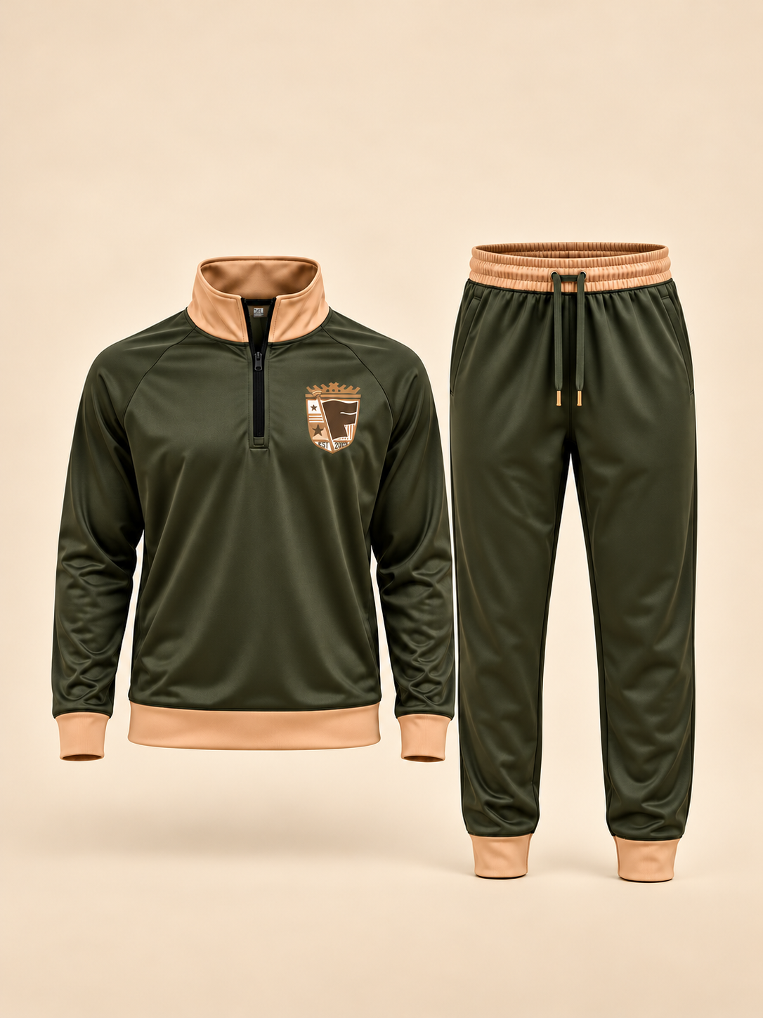 Olive and Tan Tracksuit Set.png