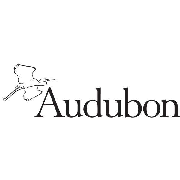 Logo of Audubon with a black and white illustration of a bird in flight.