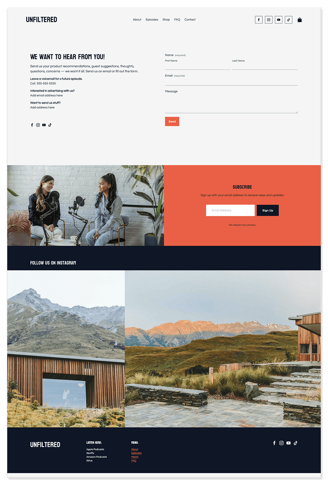 unfiltered-contact-page