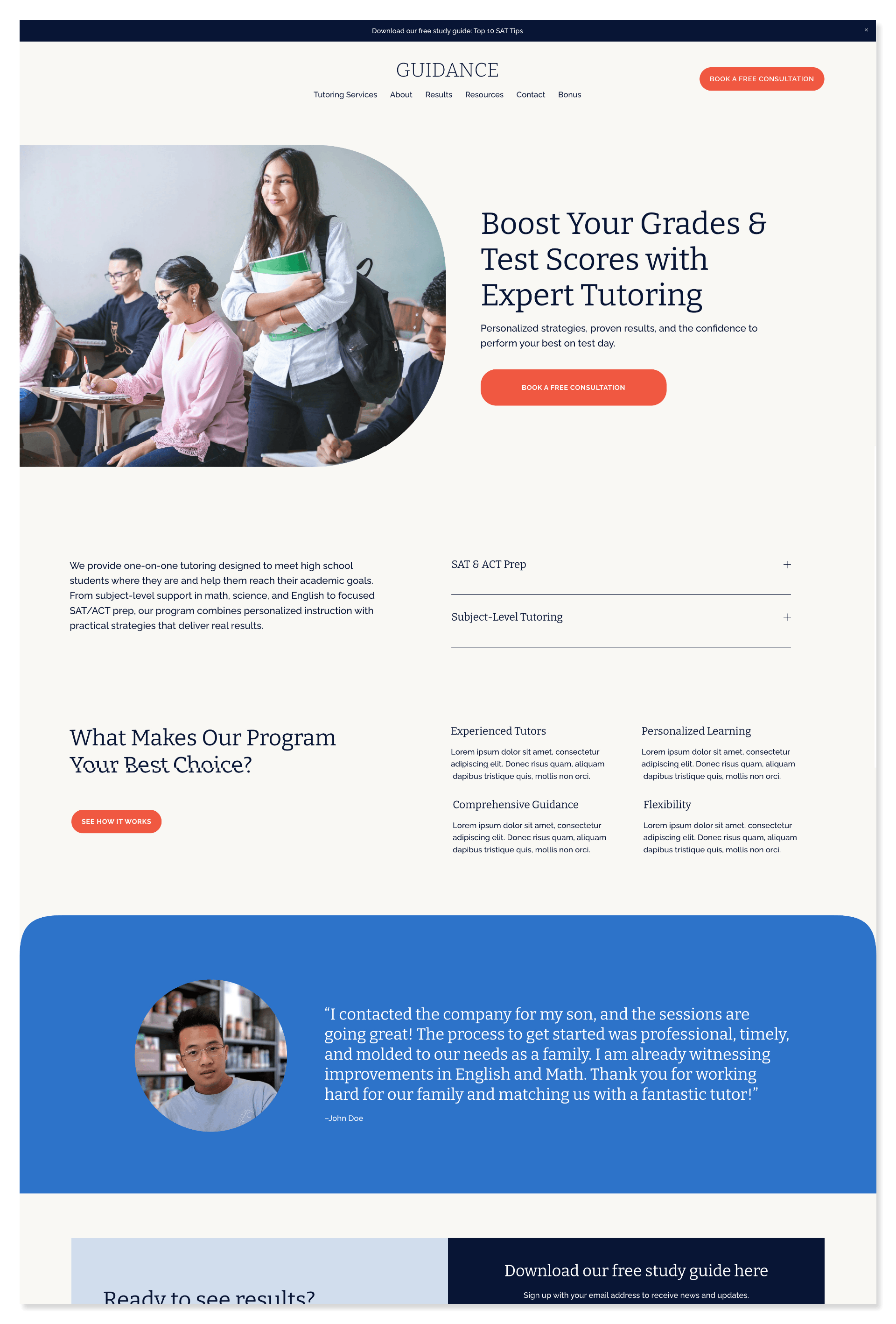 guidance-template-home