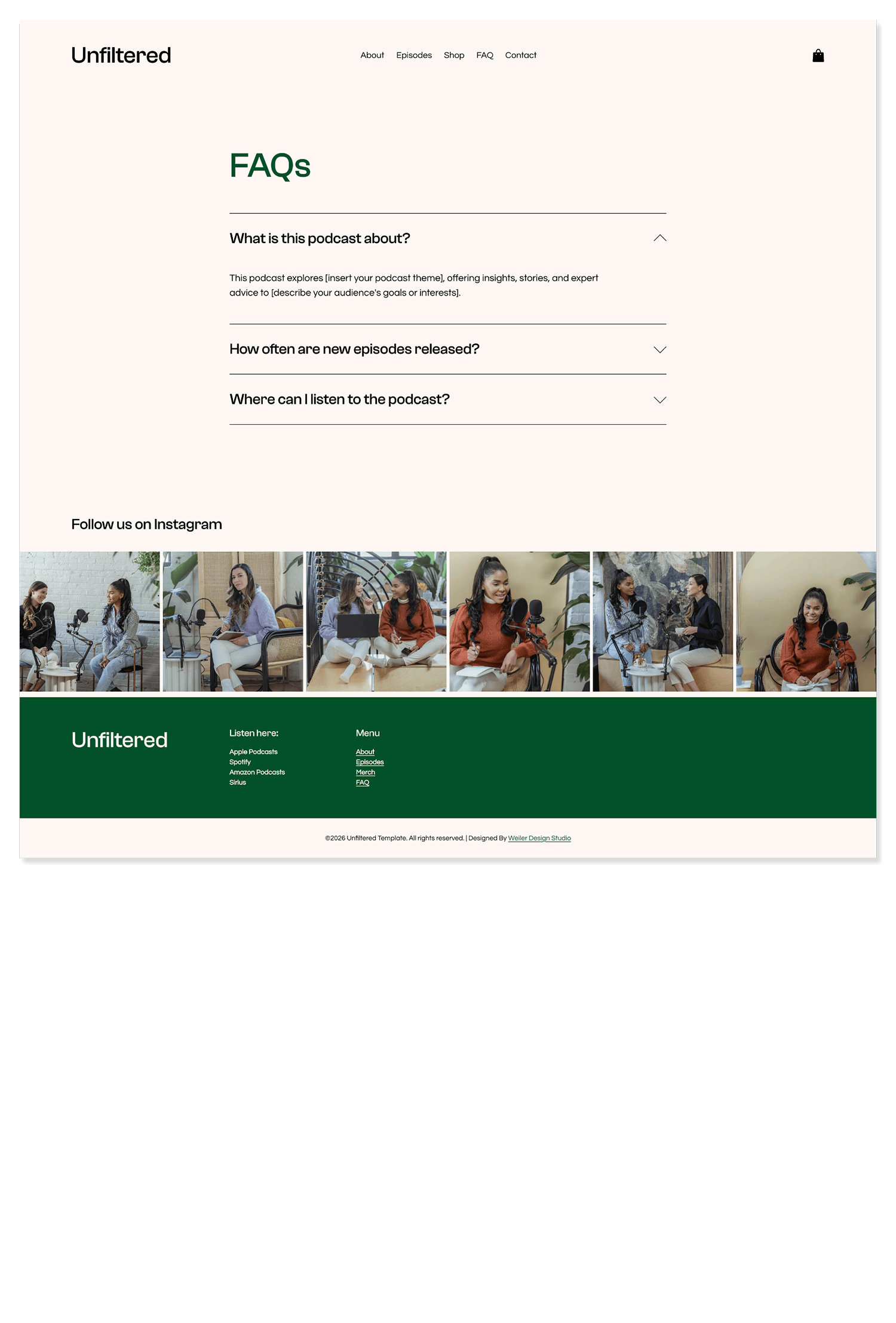 unfiltered-faq-page