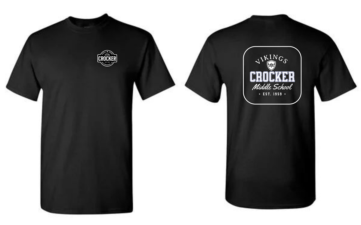 Crocker T-Shirt (Black Crocker Square Back)
