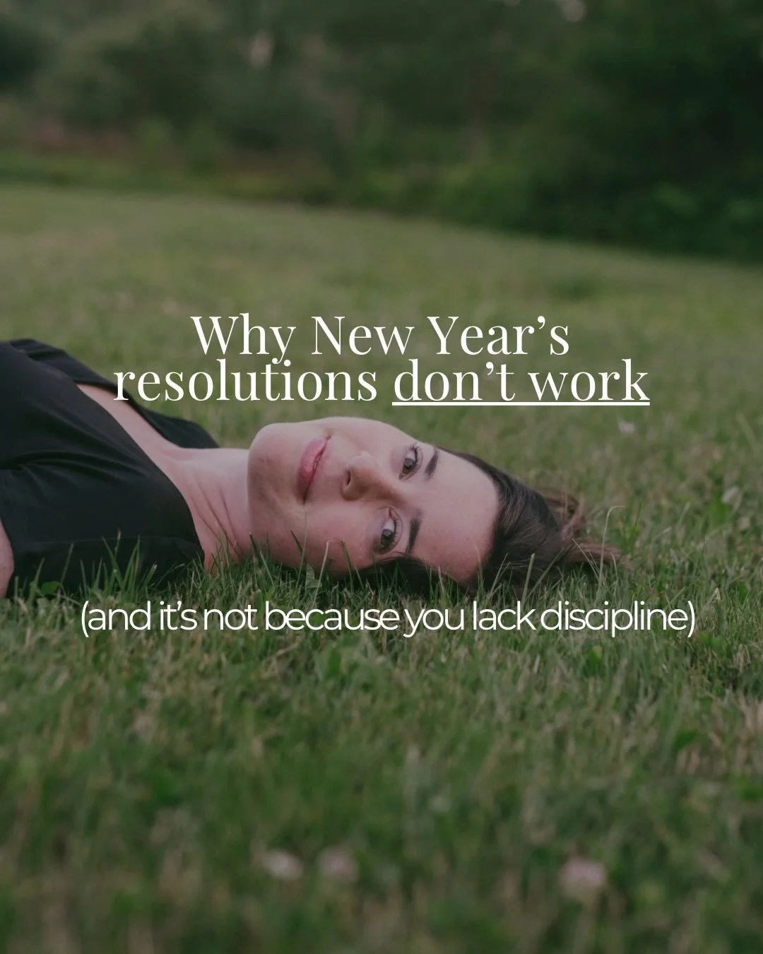 If forcing change worked, New Year&rsquo;s resolutions would stick.

Your nervous system&rsquo;s job is safety &mdash; not transformation.
Until the body feels safe, even the &ldquo;right&rdquo; changes can feel threatening.

This year, we&rsquo;re d