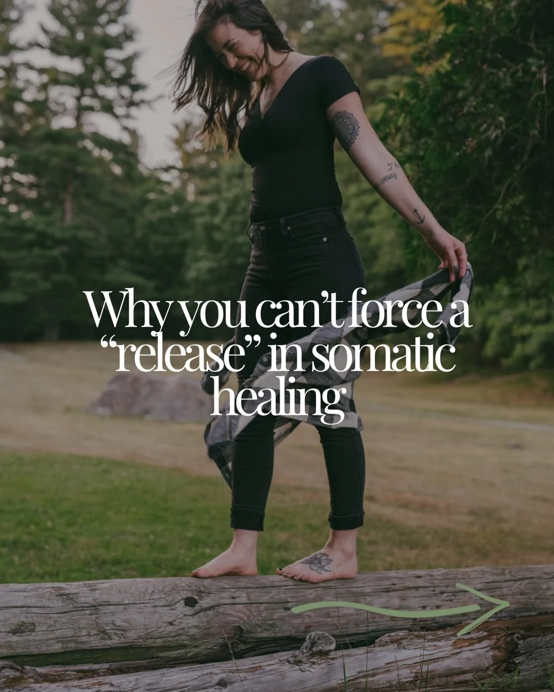 One of the sneakiest things I see in somatic work is people judging their own process.

&ldquo;I didn&rsquo;t cry.&rdquo;
&ldquo;I didn&rsquo;t shake.&rdquo;
&ldquo;Nothing big happened.&rdquo;

But healing isn&rsquo;t a performance for your mind.
Yo