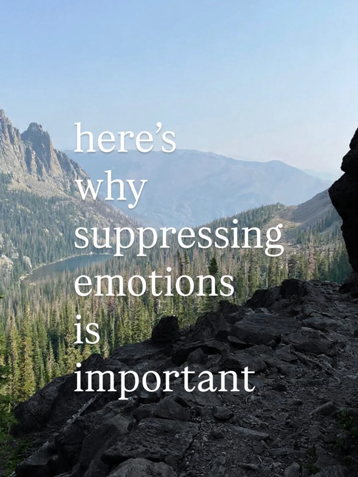 Your nervous system did not ask your permission.
It stepped in when things felt like too much.

Emotional suppression is not a character flaw.
It is an automatic survival response.

Most of the time, you did not choose to go numb, stay calm, or keep 