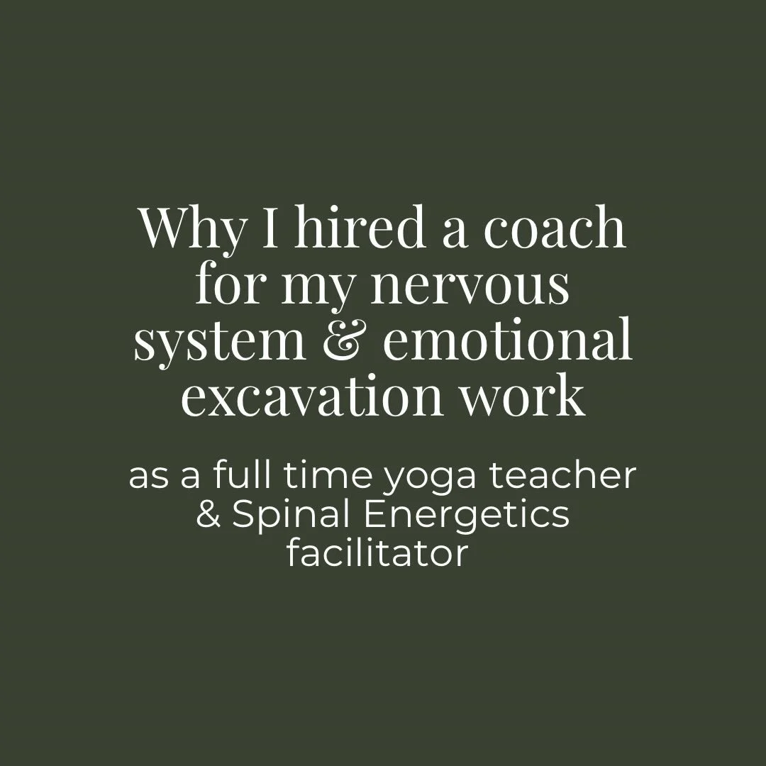 Something I&rsquo;ve been thinking about a lot recently is how powerful co-regulation really is.

Our nervous systems are wired for connection. Even when we&rsquo;re doing deep personal work &mdash; journaling, meditation, somatic practices &mdash; t