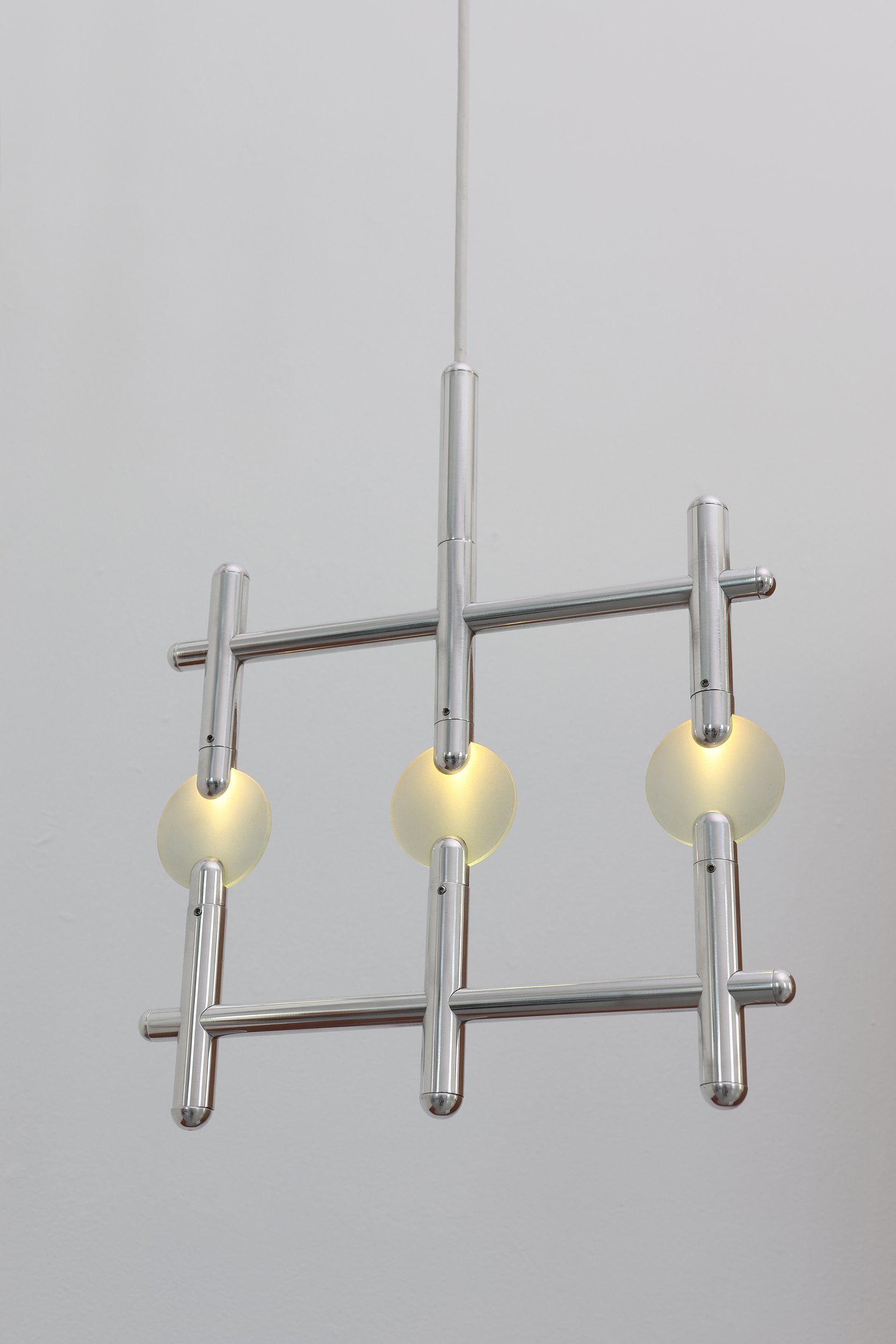 Tricero Pendant, Polished Aluminum