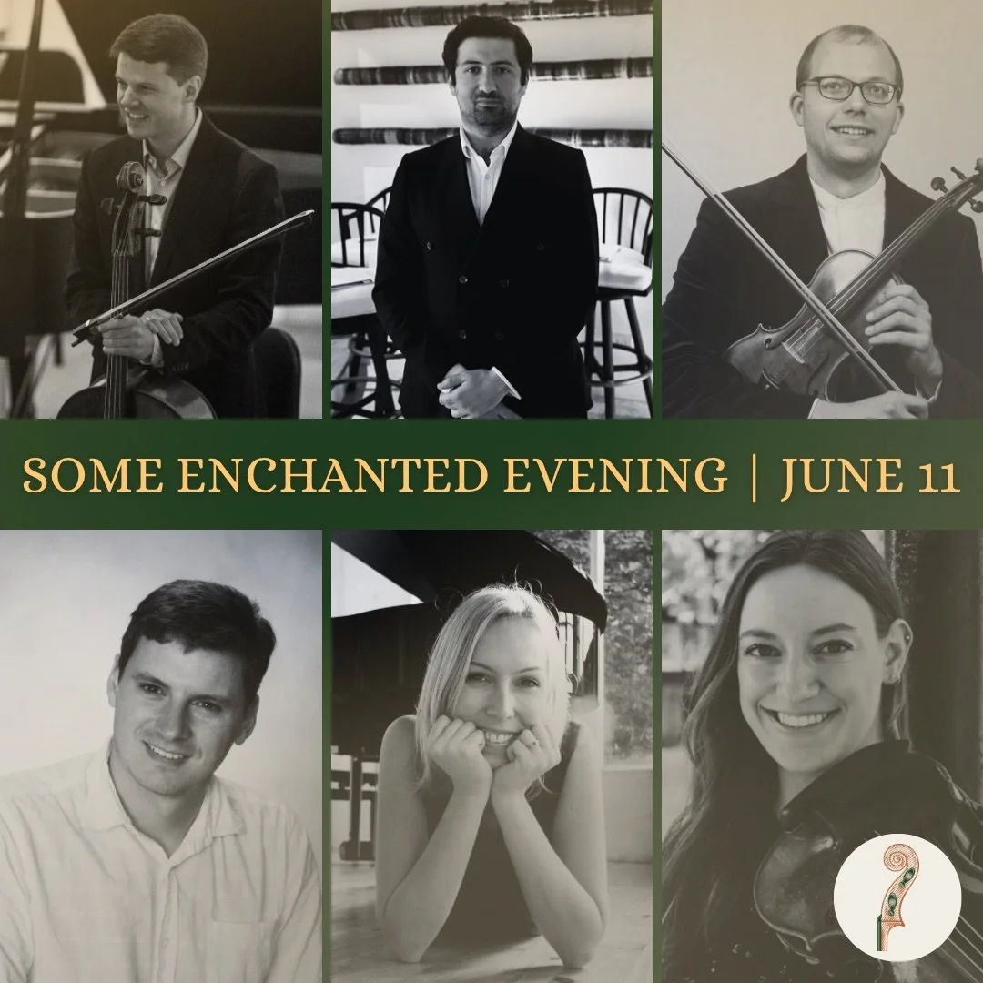 ✨ Some Enchanted Evening ✨

Treat yourself to a memorable night out with beautiful live music, featuring works by Mozart, Schumann, and Brahms performed by acclaimed festival artists. Whether you&rsquo;re a longtime concertgoer or simply looking for 