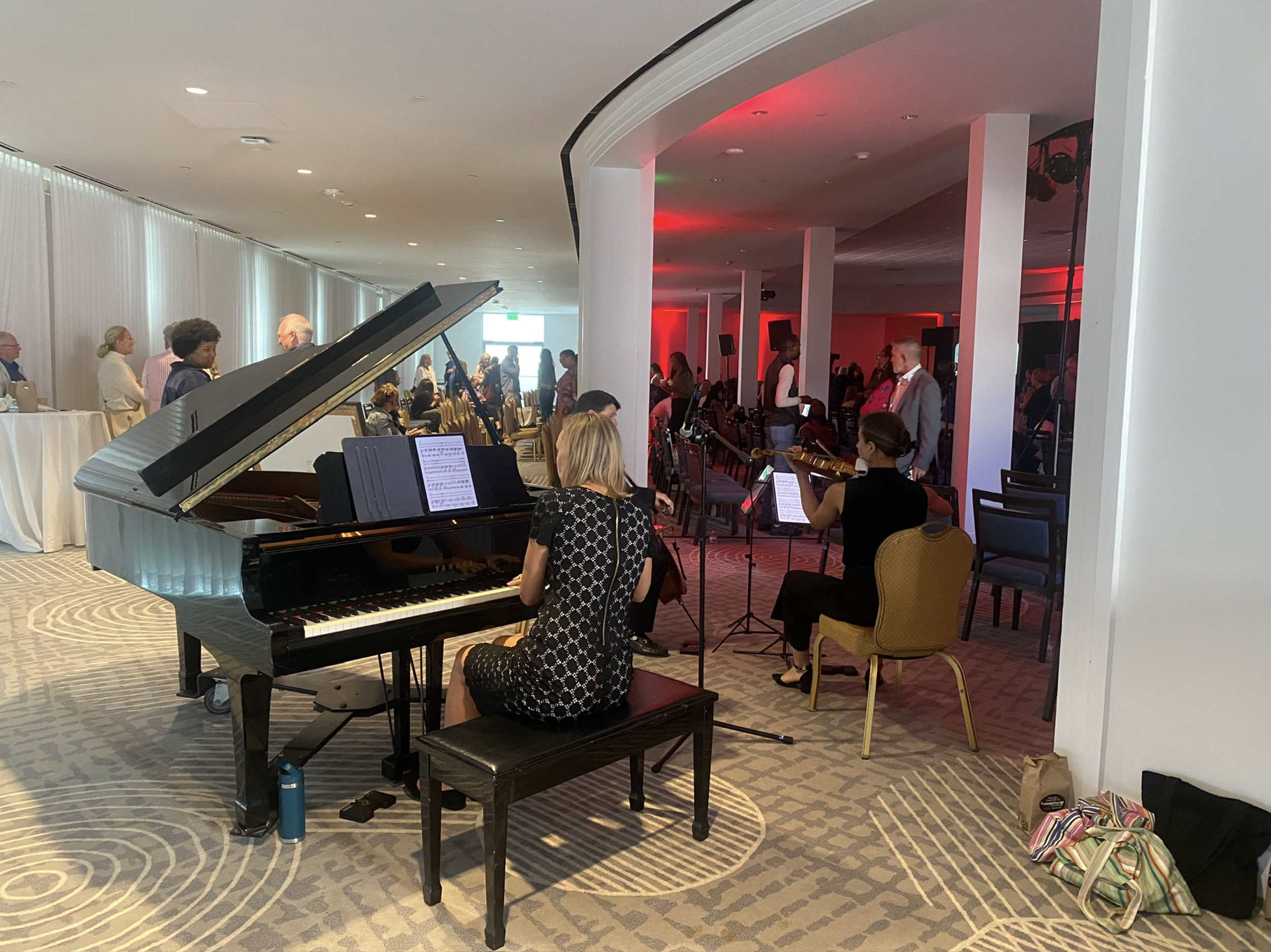 Festival artists perform at TEDx Bermuda, sharing chamber music with a new audiences.