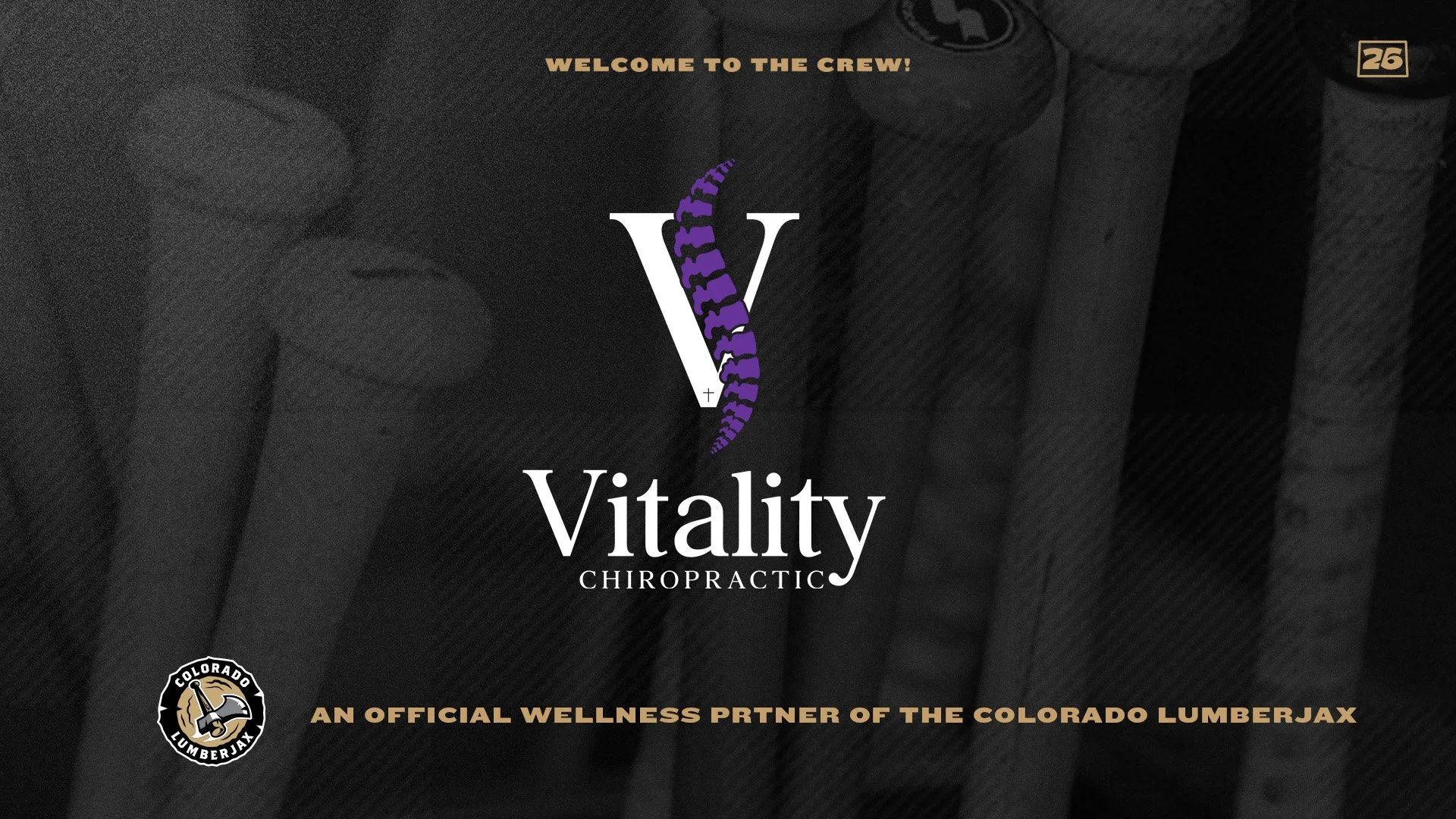 Vitality Chiropractic Named an Official Wellness Partner of the Colorado Lumberjax