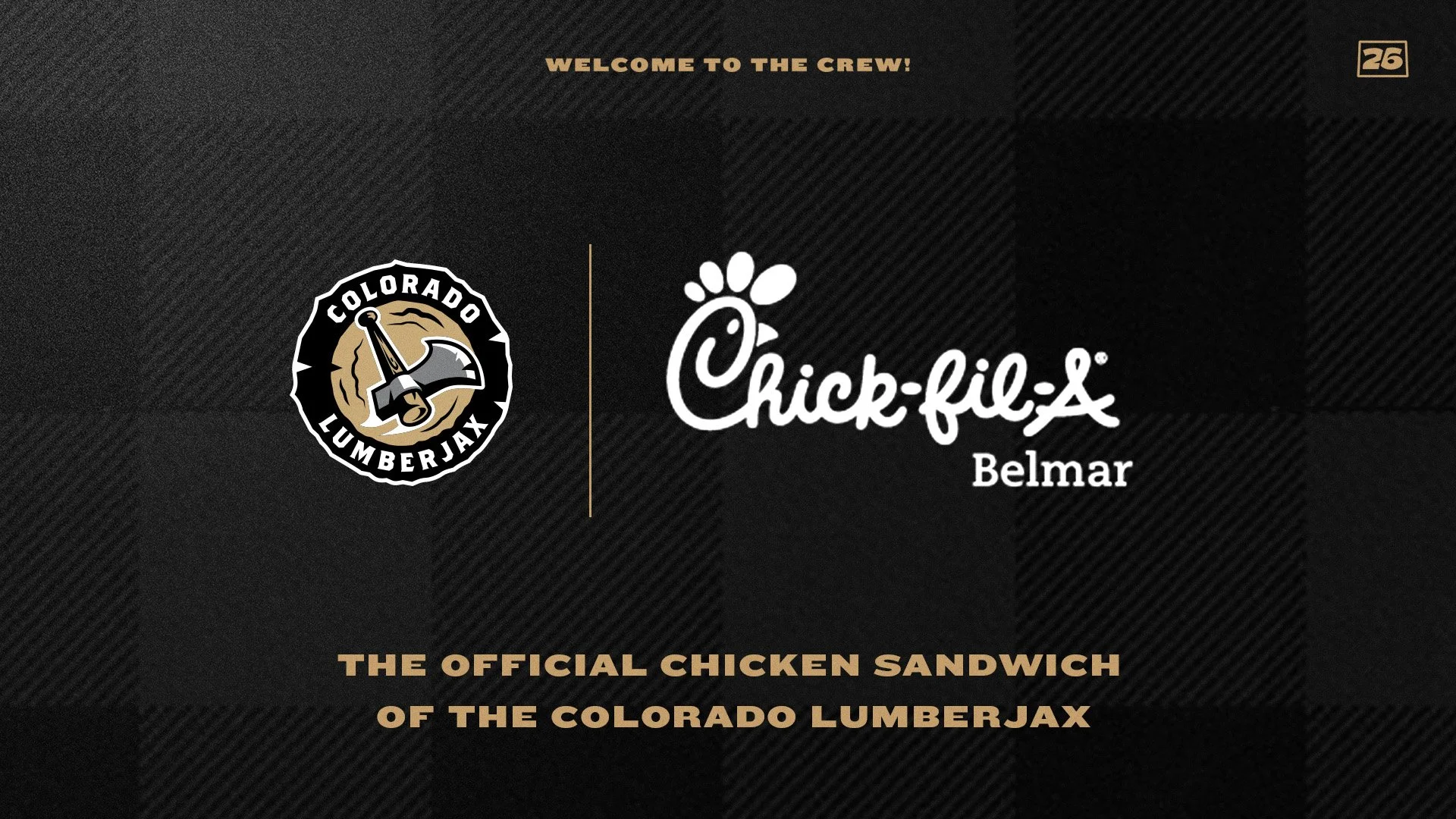 Chick-fil-A Belmar named official chicken sandwich of the Colorado Lumberjax