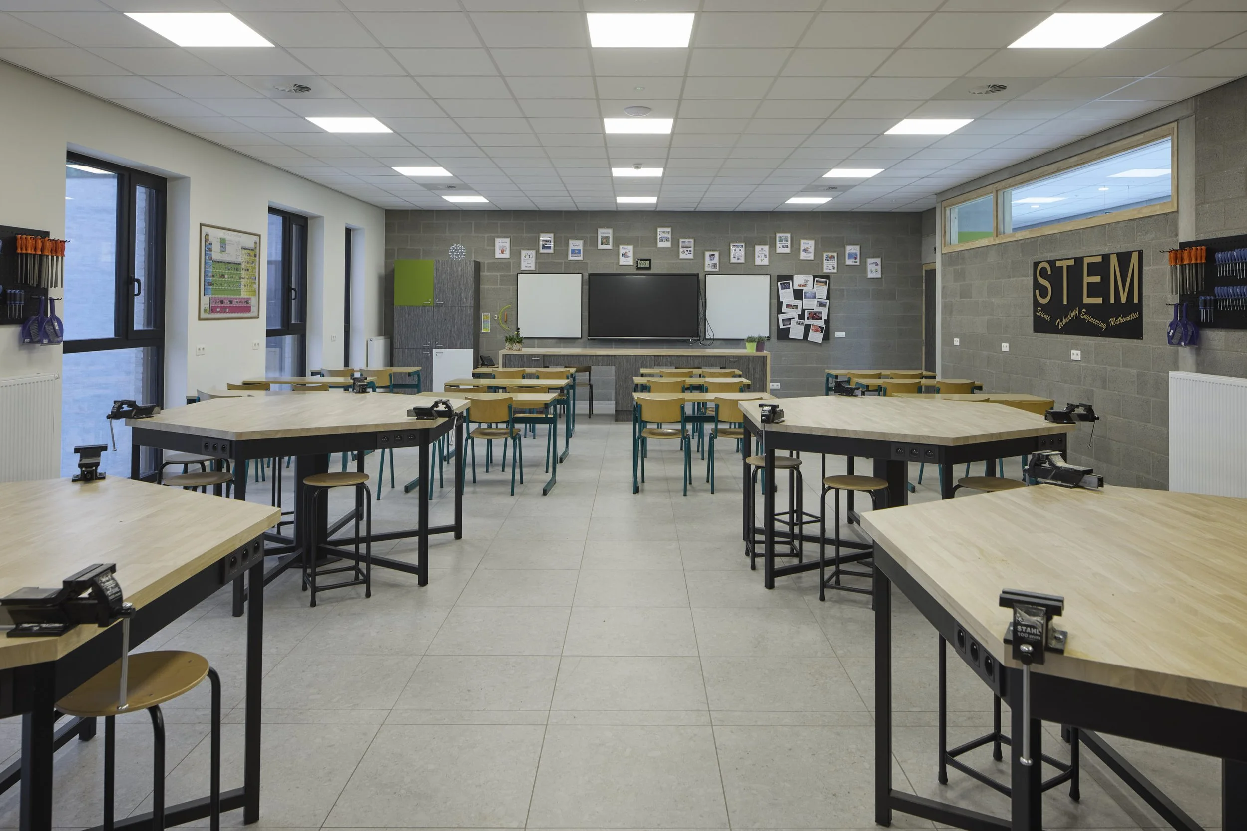 Praktijklokaal, basisschool Sint-Leonardis Zoutleeuw