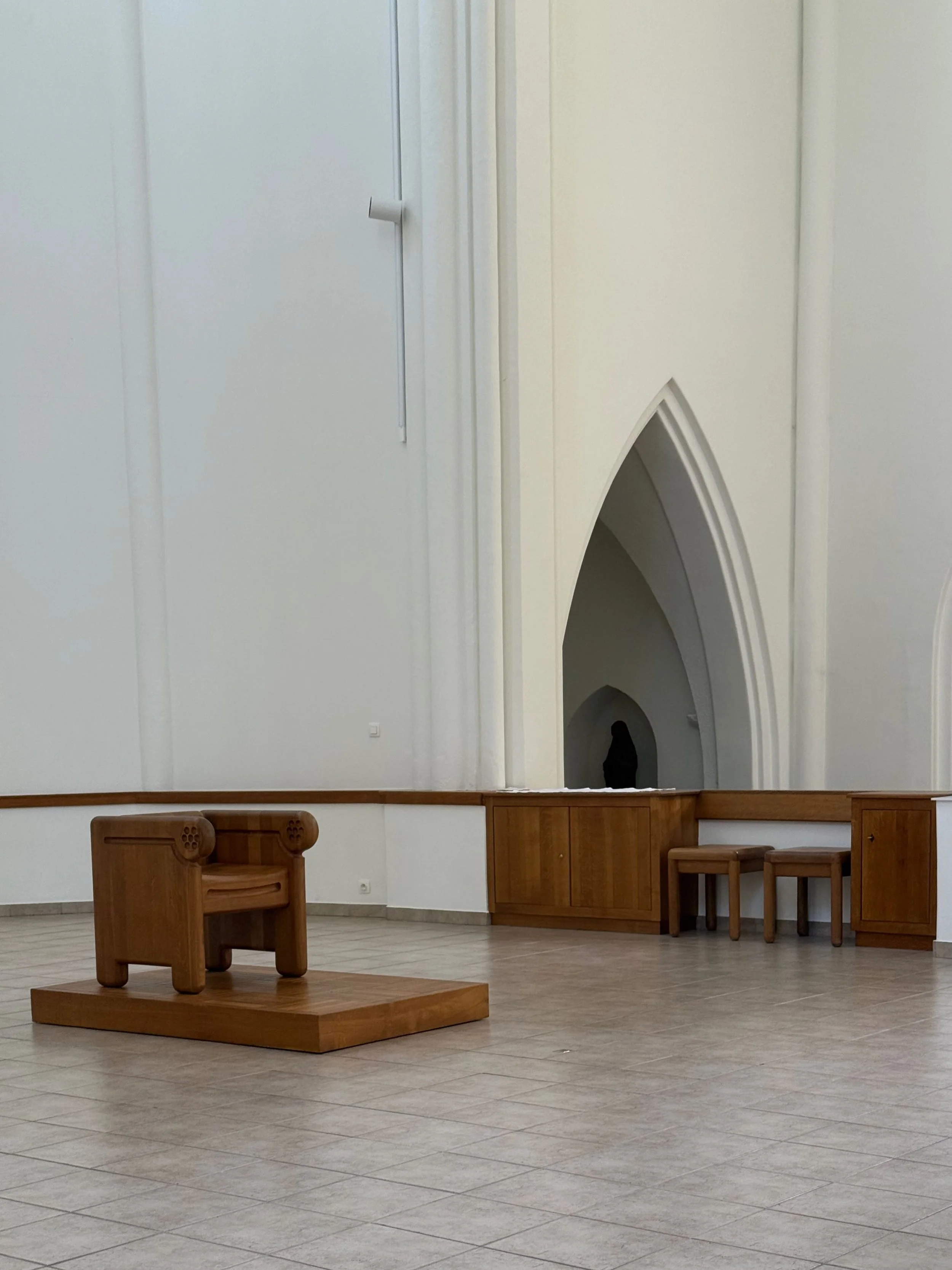 Detail van het interieur - abdij van Scourmont